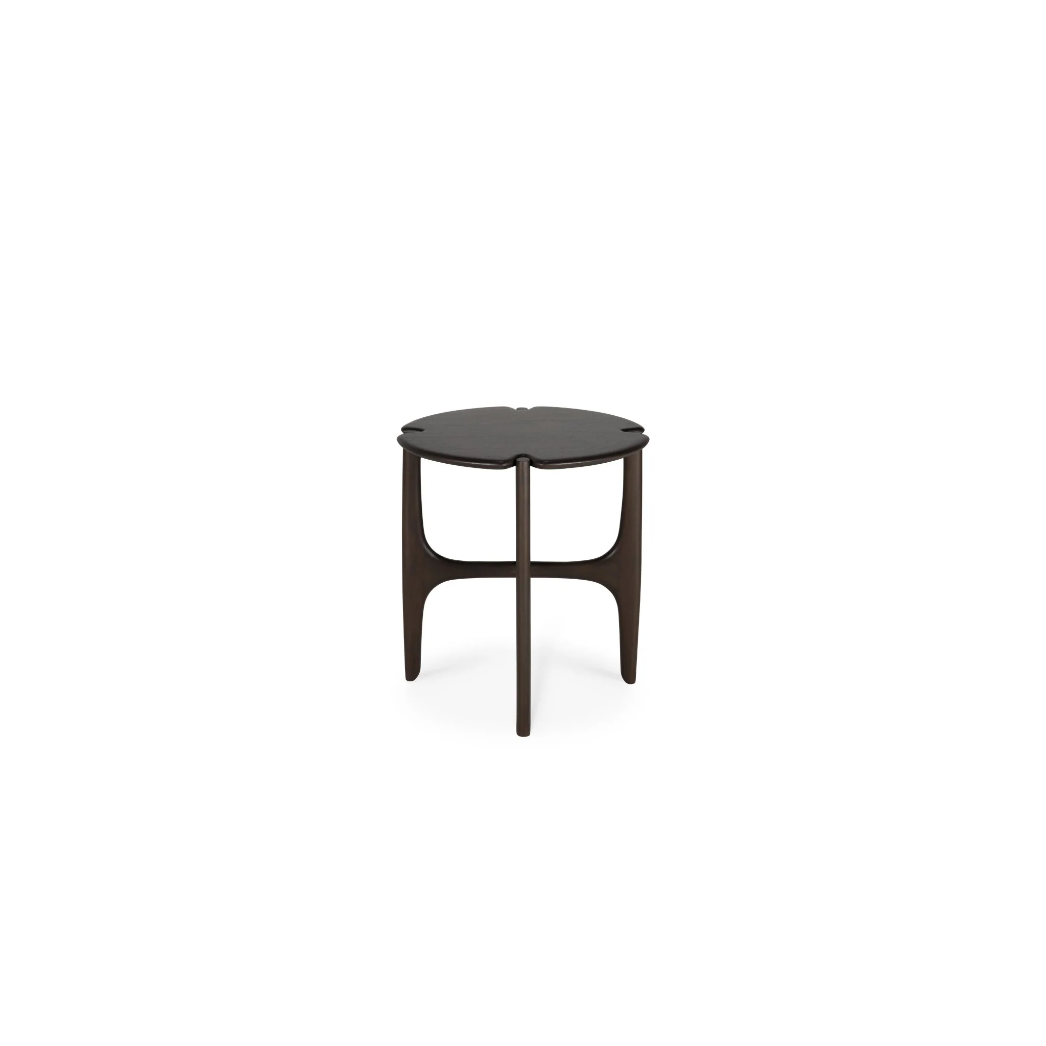 Pi Side Table - Mahogany  Dark Brown - Image 3
