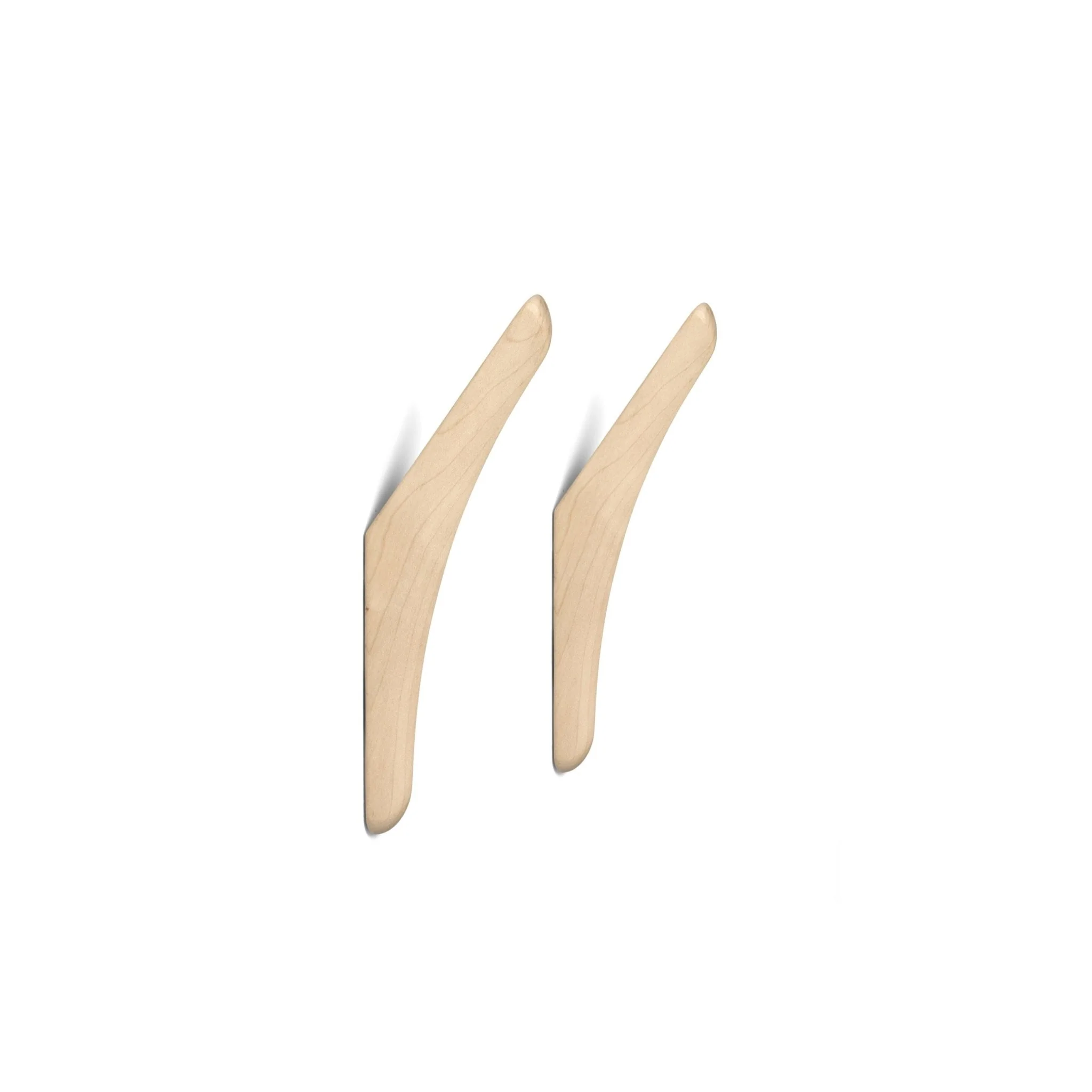 Pi Wall Hanger - Varnished Sycamore - Set Of 2