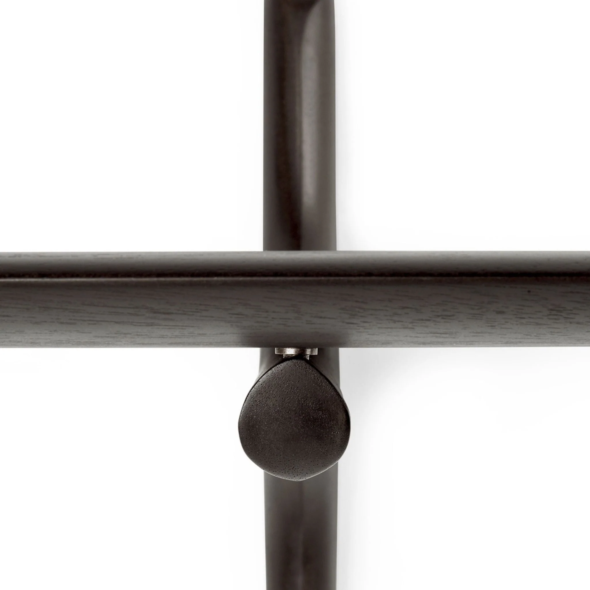 Pi Wall Shelf - Varnished Mahogany - Dark Brown - 1 Shelf - Image 8