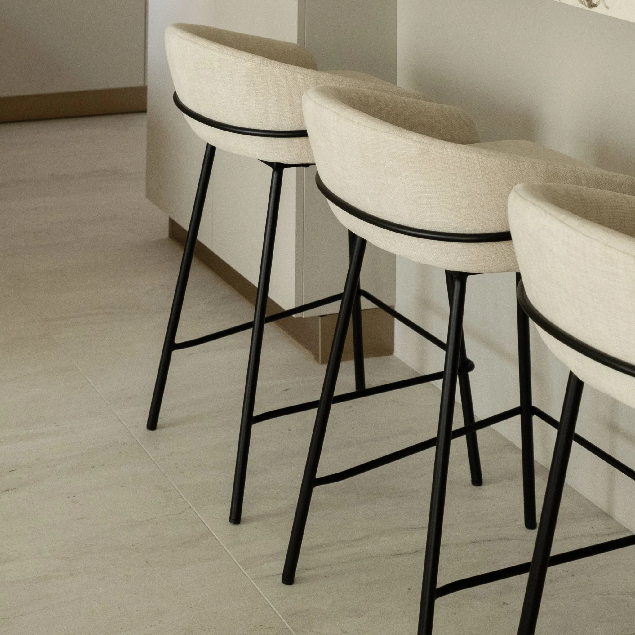 Pia Counter Chair - Sand - Image 2