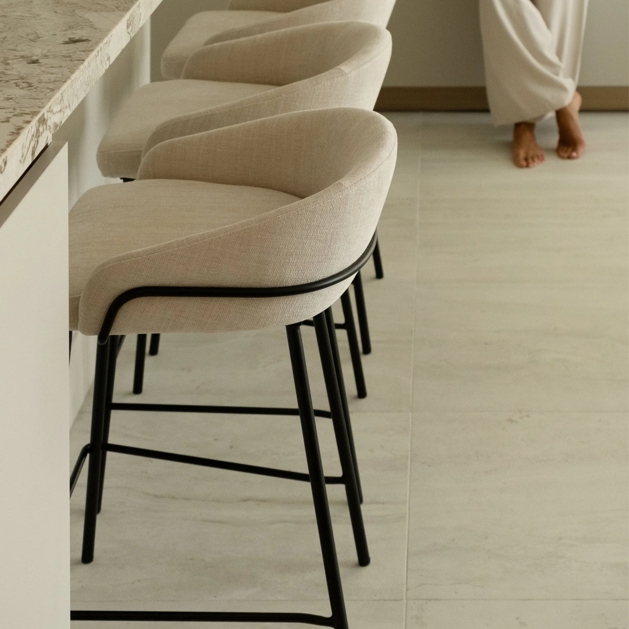 Pia Counter Chair - Sand - Image 5