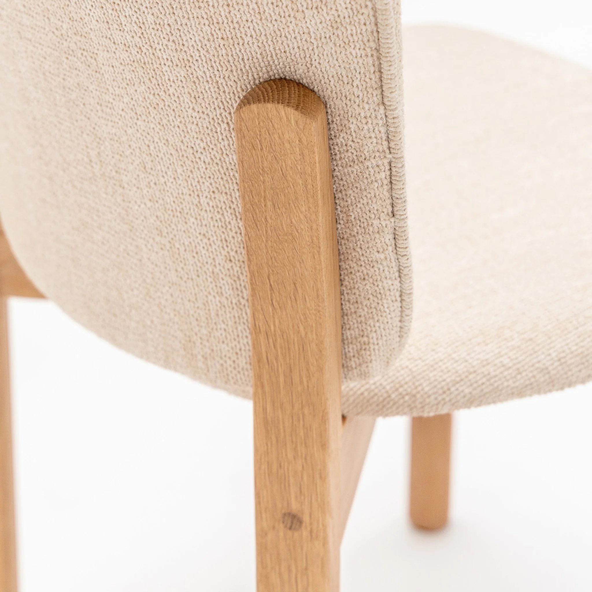 Pinta Chair - Light Oak & Vanilla - Image 11