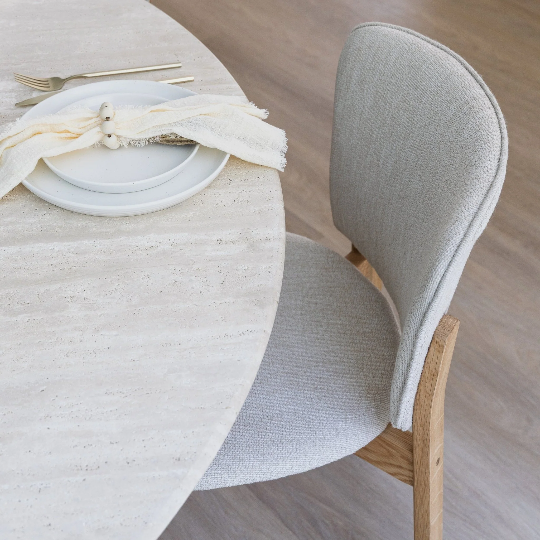 Pinta Chair - Light Oak & Vanilla - Image 2
