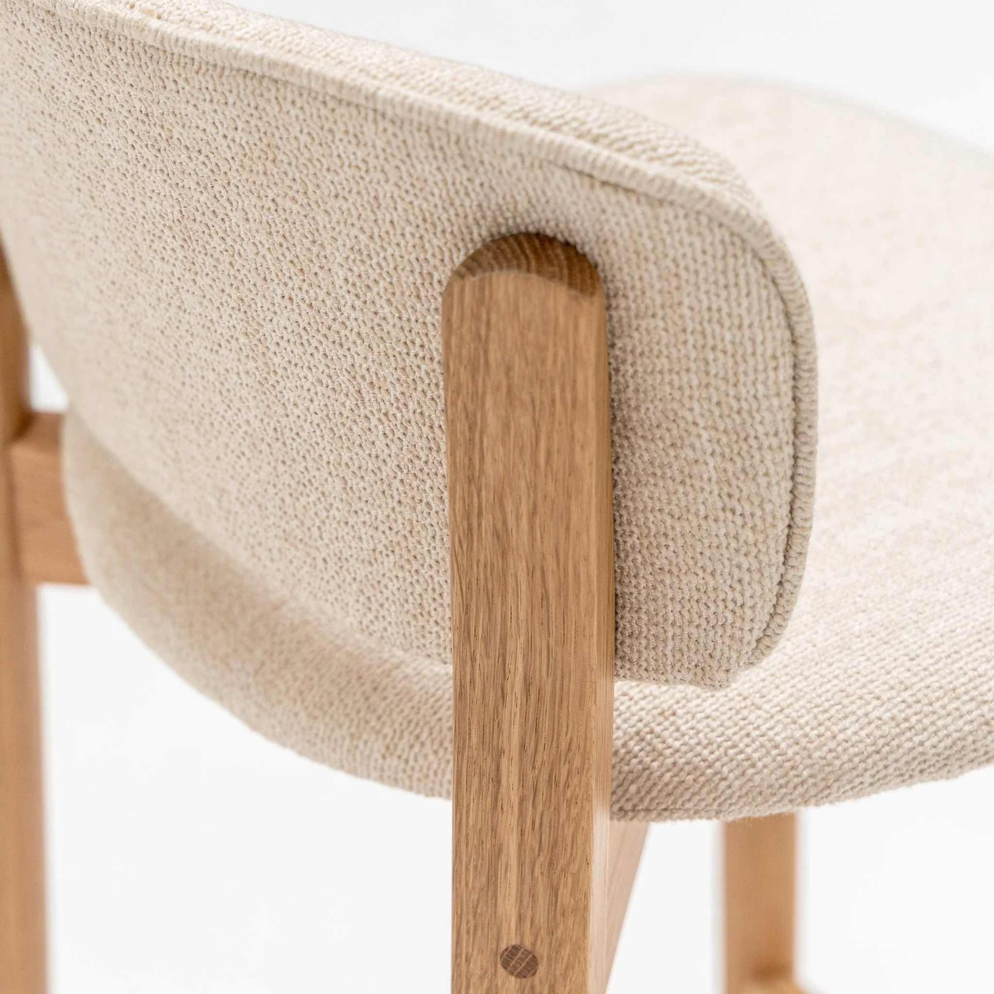 Pinta Counter Chair - Light Oak & Vanilla - Image 14
