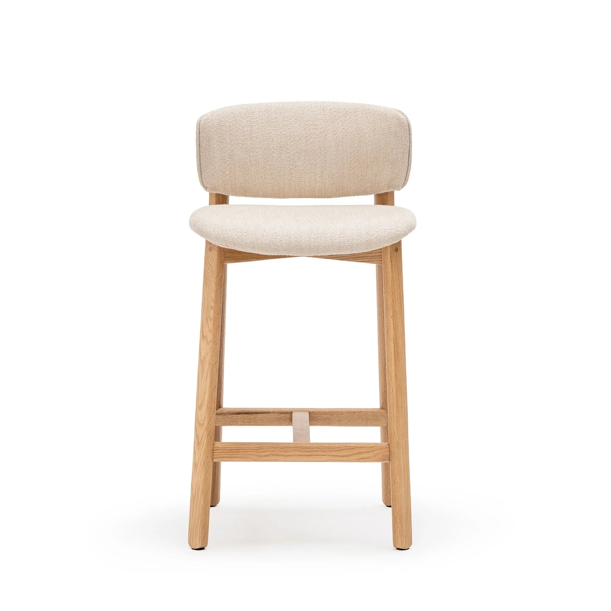 Pinta Counter Chair - Light Oak & Vanilla - Image 2
