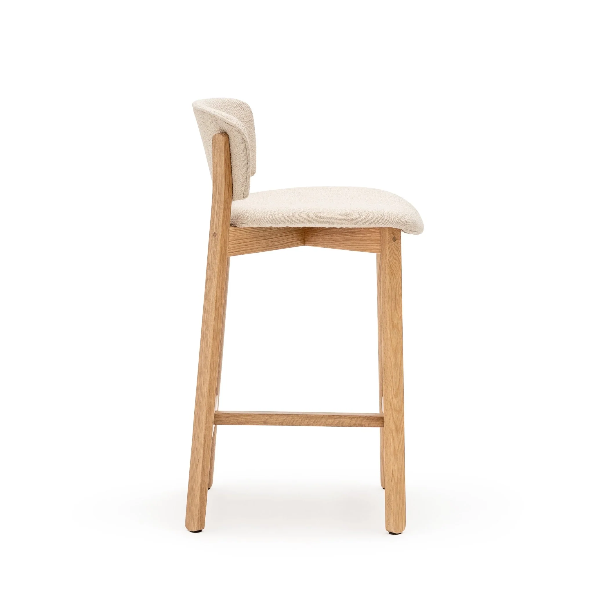 Pinta Counter Chair - Light Oak & Vanilla - Image 3