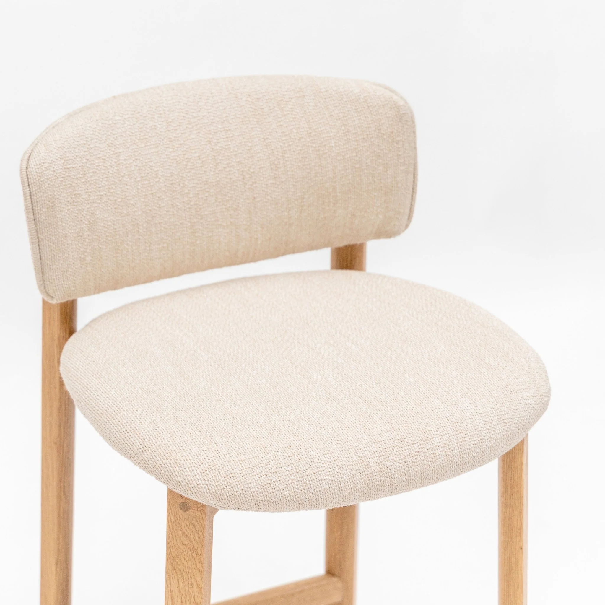 Pinta Counter Chair - Light Oak & Vanilla - Image 6