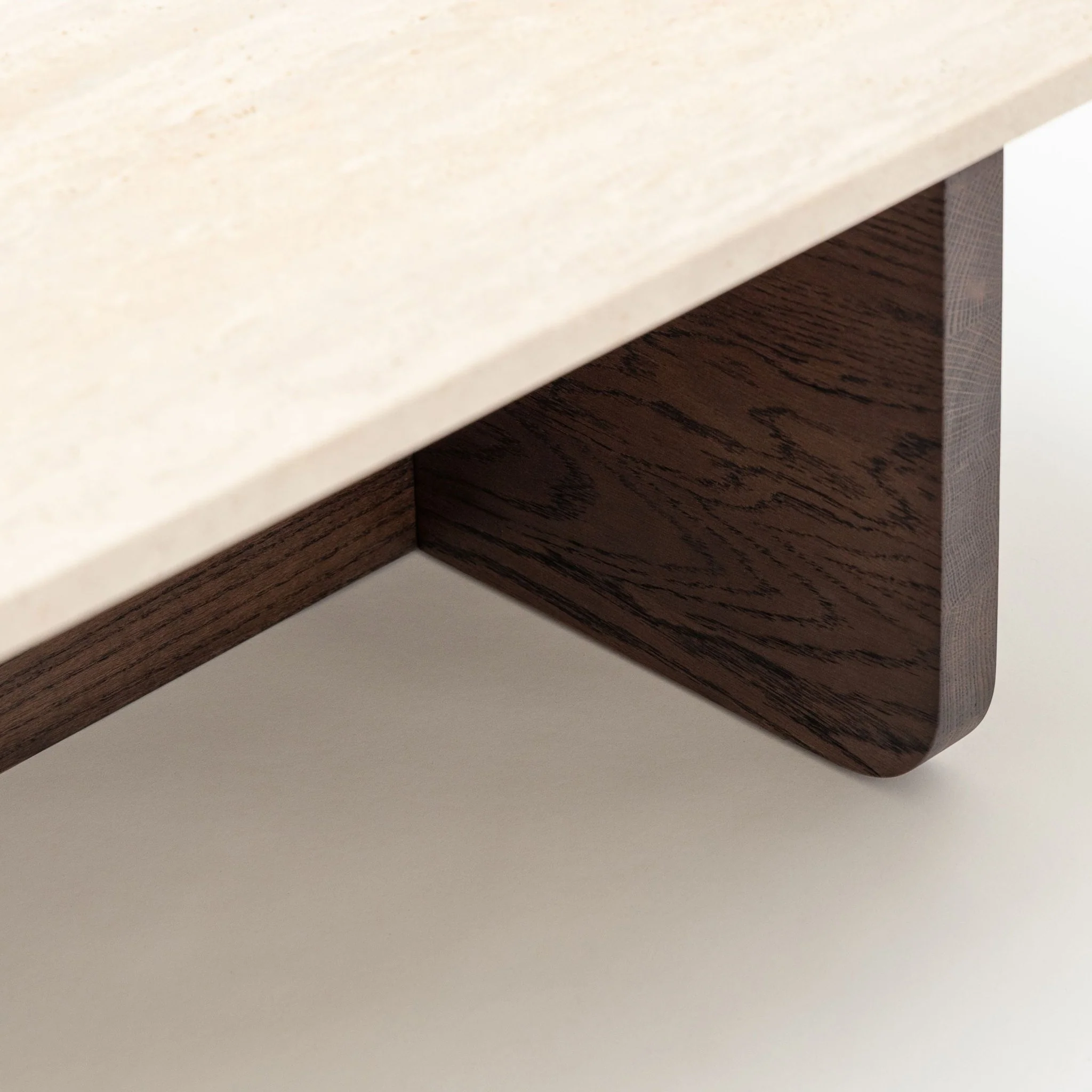 Pivot Coffee Table - Espresso Oak & Travertine - Image 6