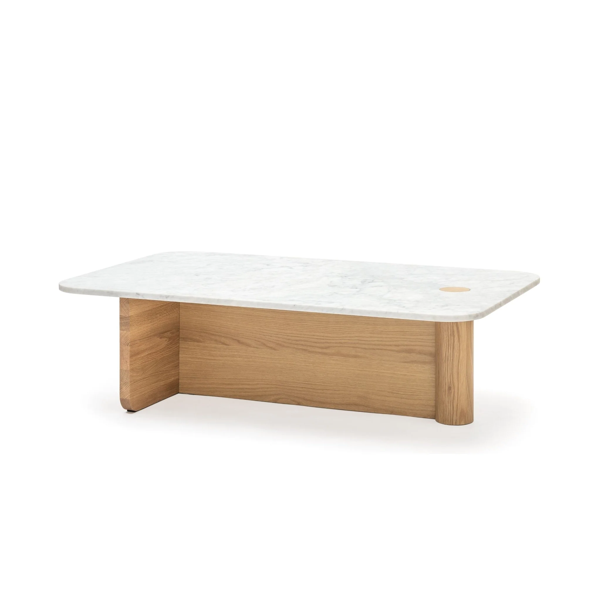 Pivot Coffee Table - Light Oak & Marble - Image 3