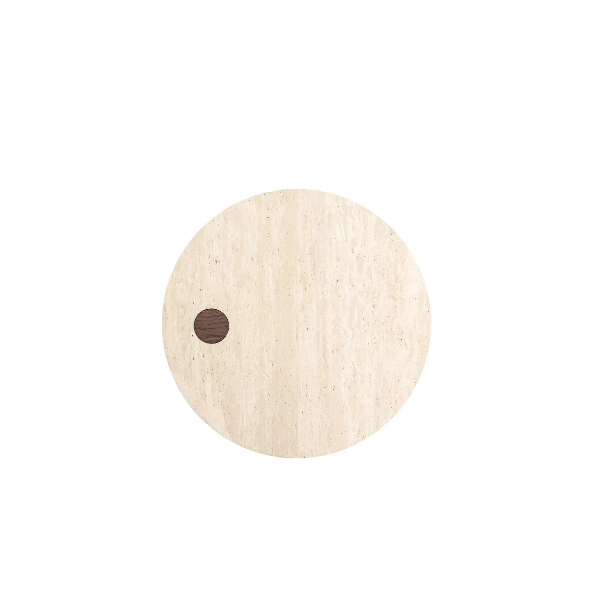 Pivot Side Table - Espresso Oak & Travertine - Image 12
