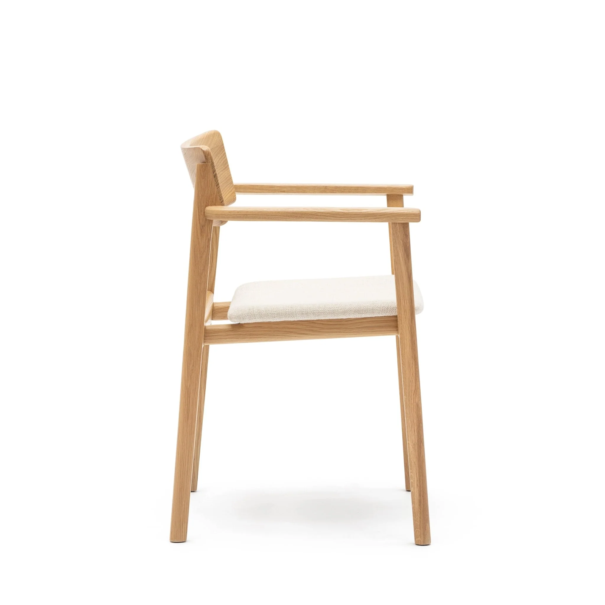 Poise Armchair - Light Oak & Oatmeal - Image 3