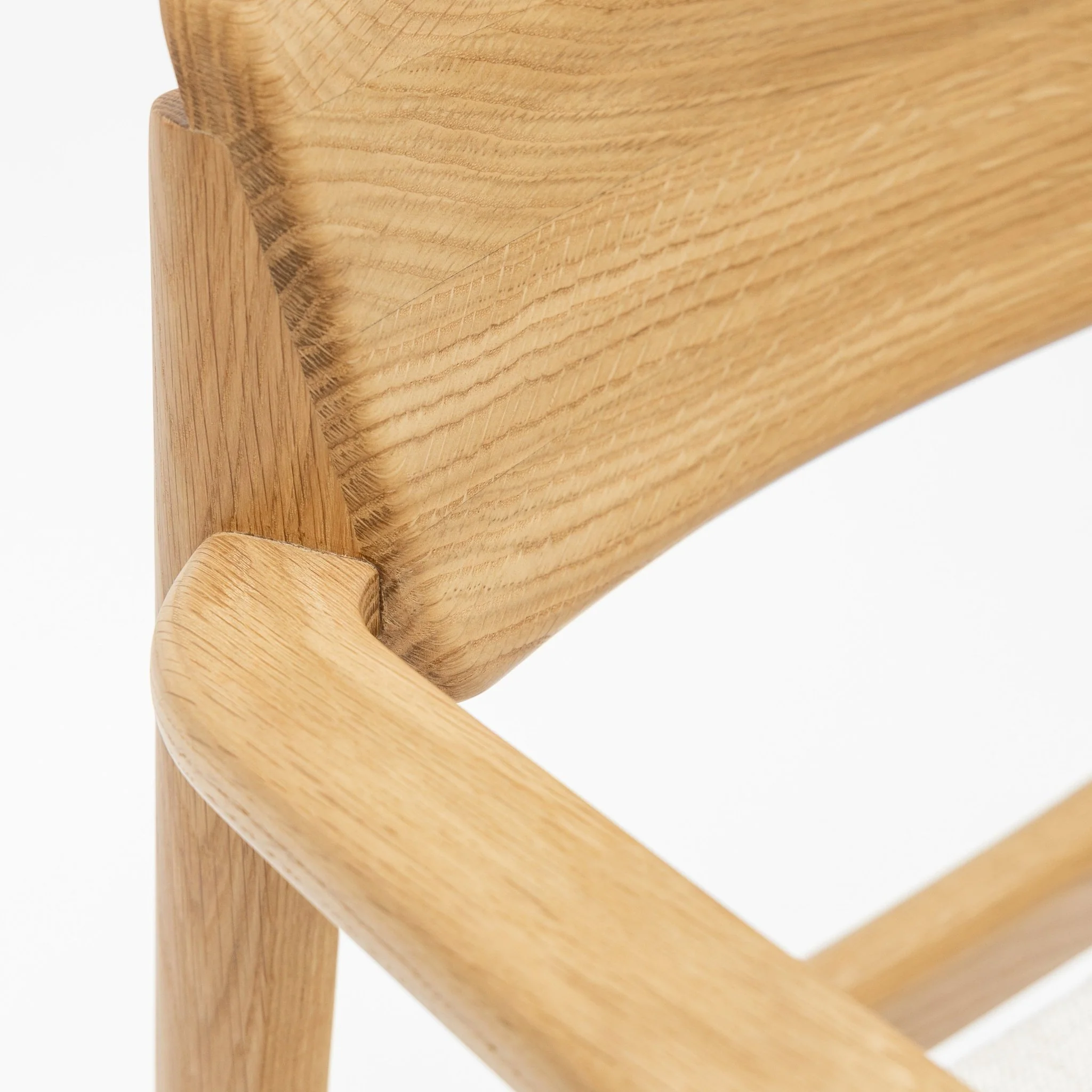 Poise Armchair - Light Oak & Oatmeal - Image 6