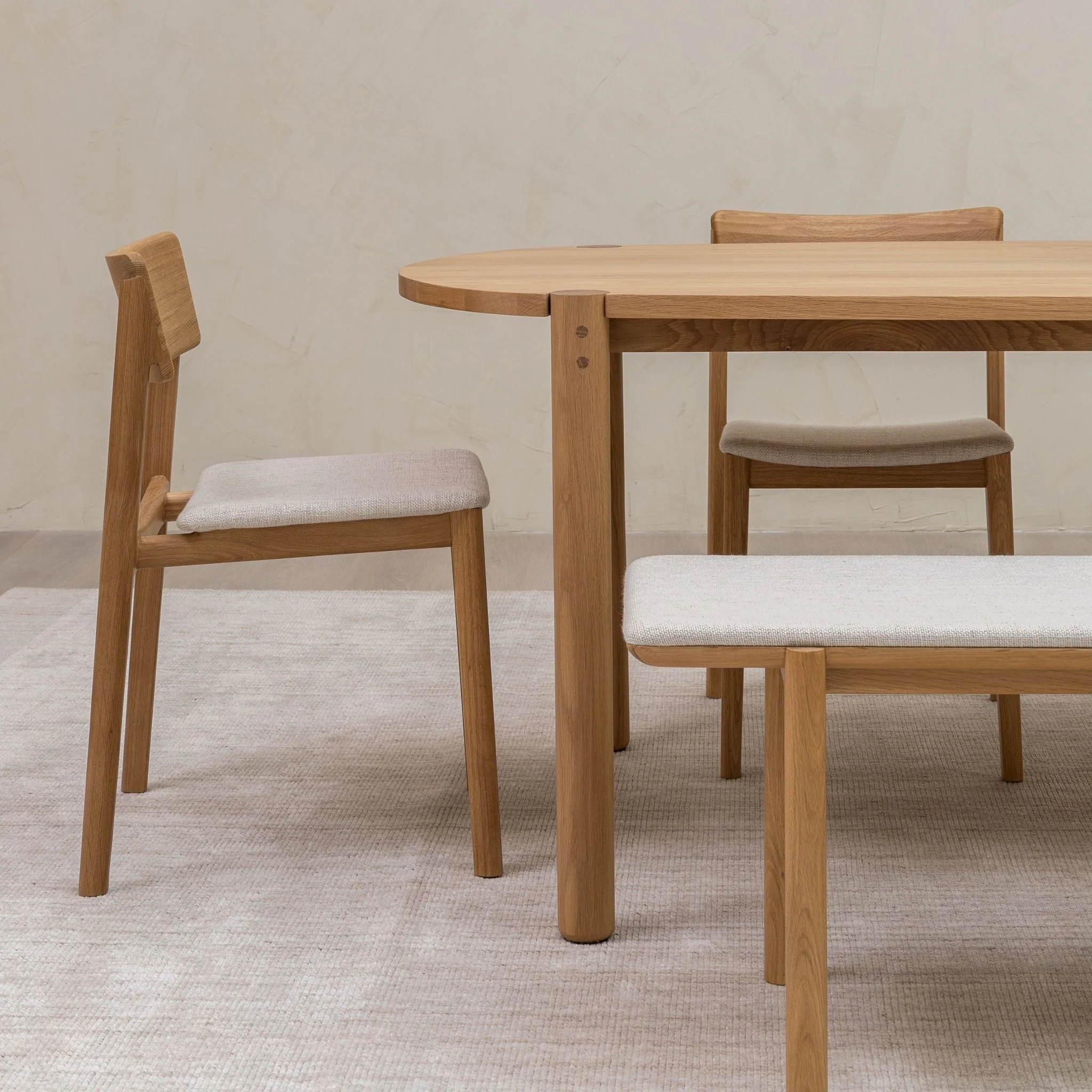 Poise Chair - Light Oak & Oatmeal - Image 6