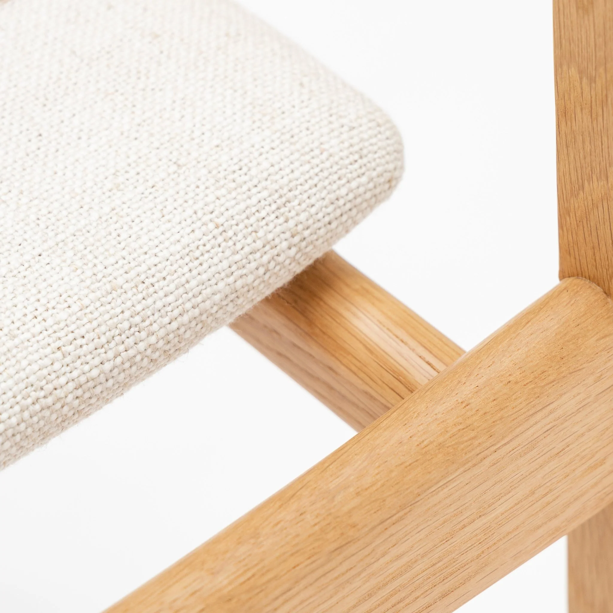 Poise Chair - Light Oak & Oatmeal - Image 8