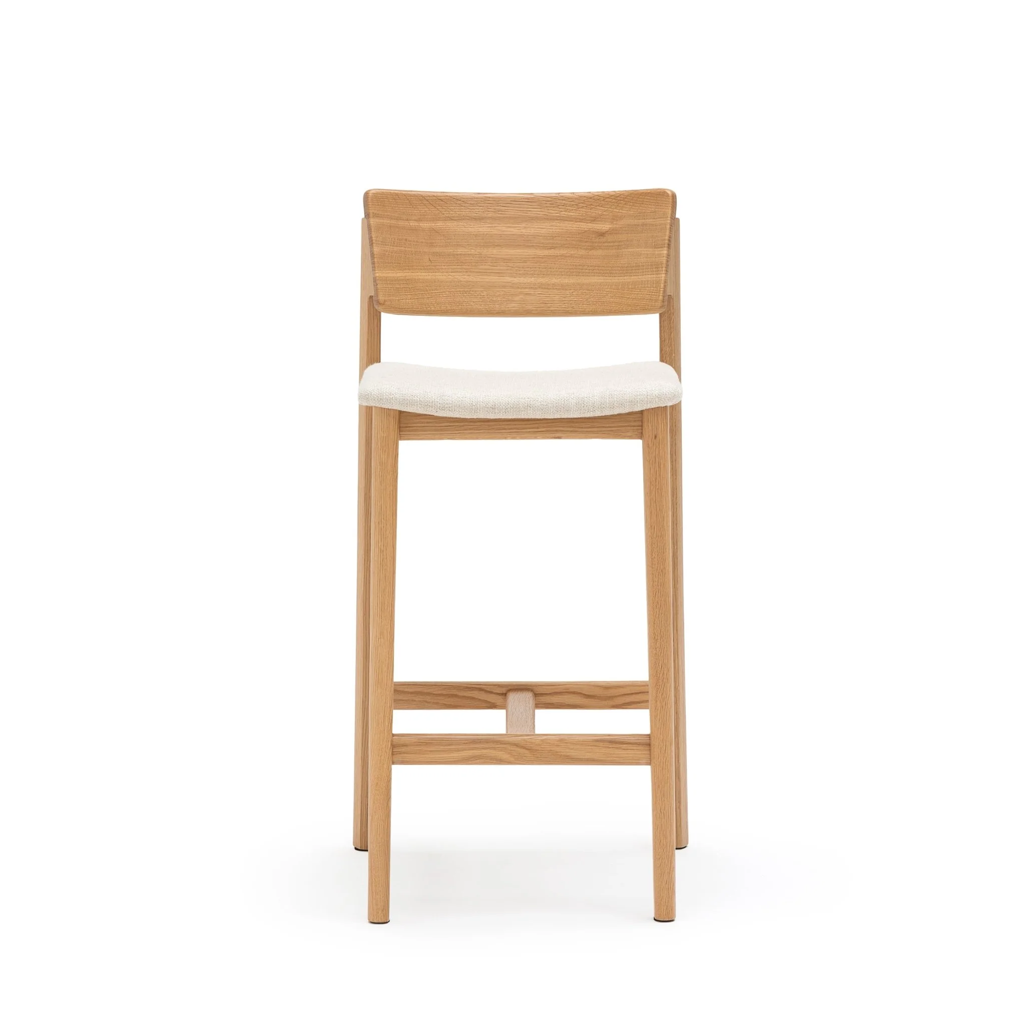 Poise Counter Chair - Light Oak & Oatmeal - Image 2