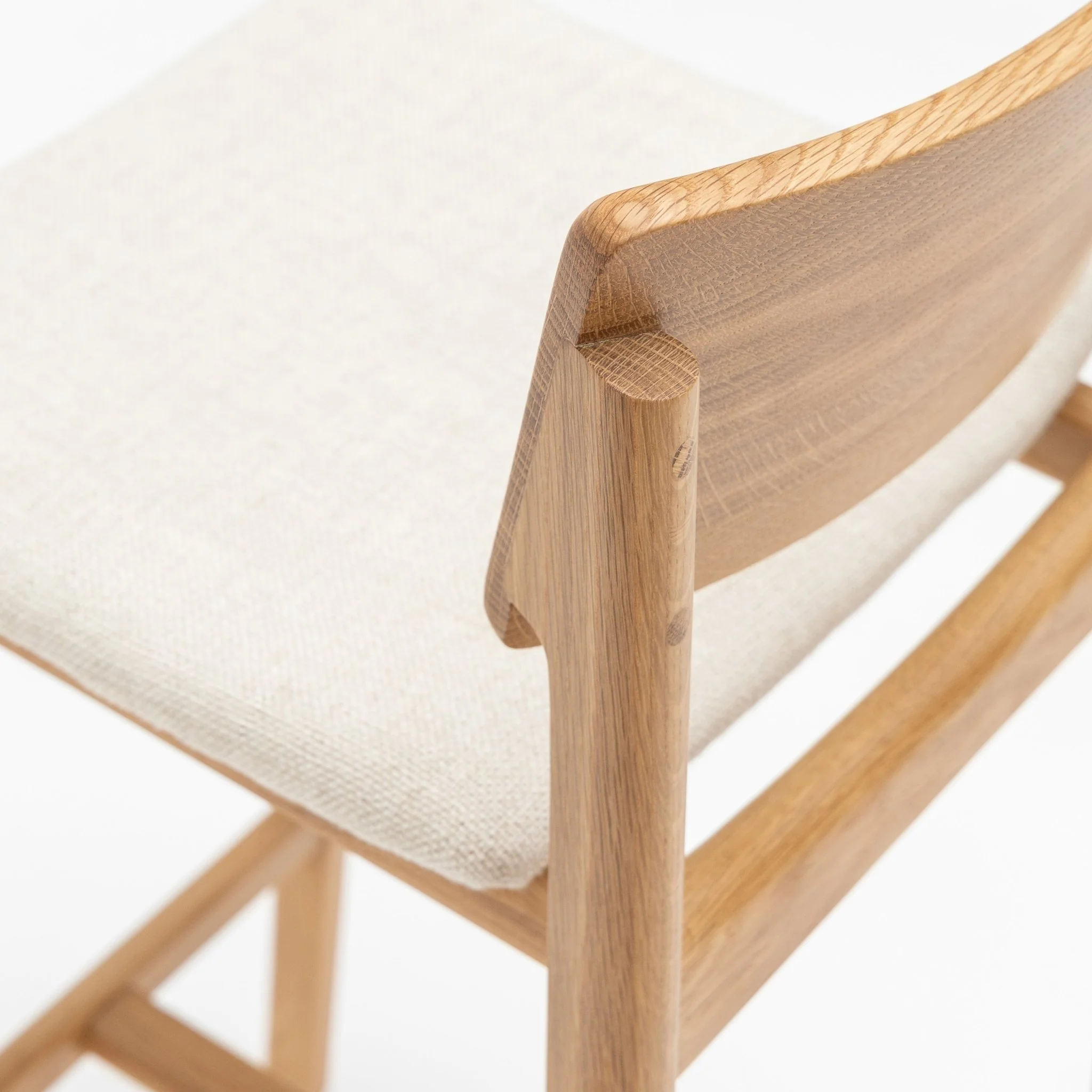 Poise Counter Chair - Light Oak & Oatmeal - Image 4