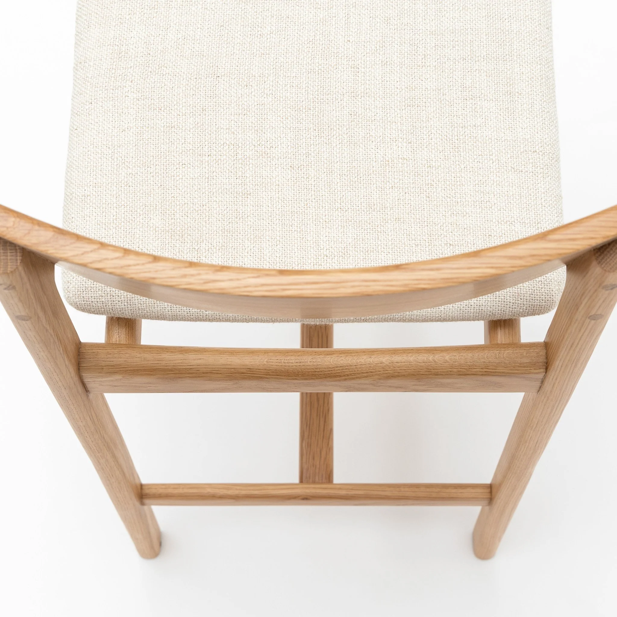 Poise Counter Chair - Light Oak & Oatmeal - Image 9