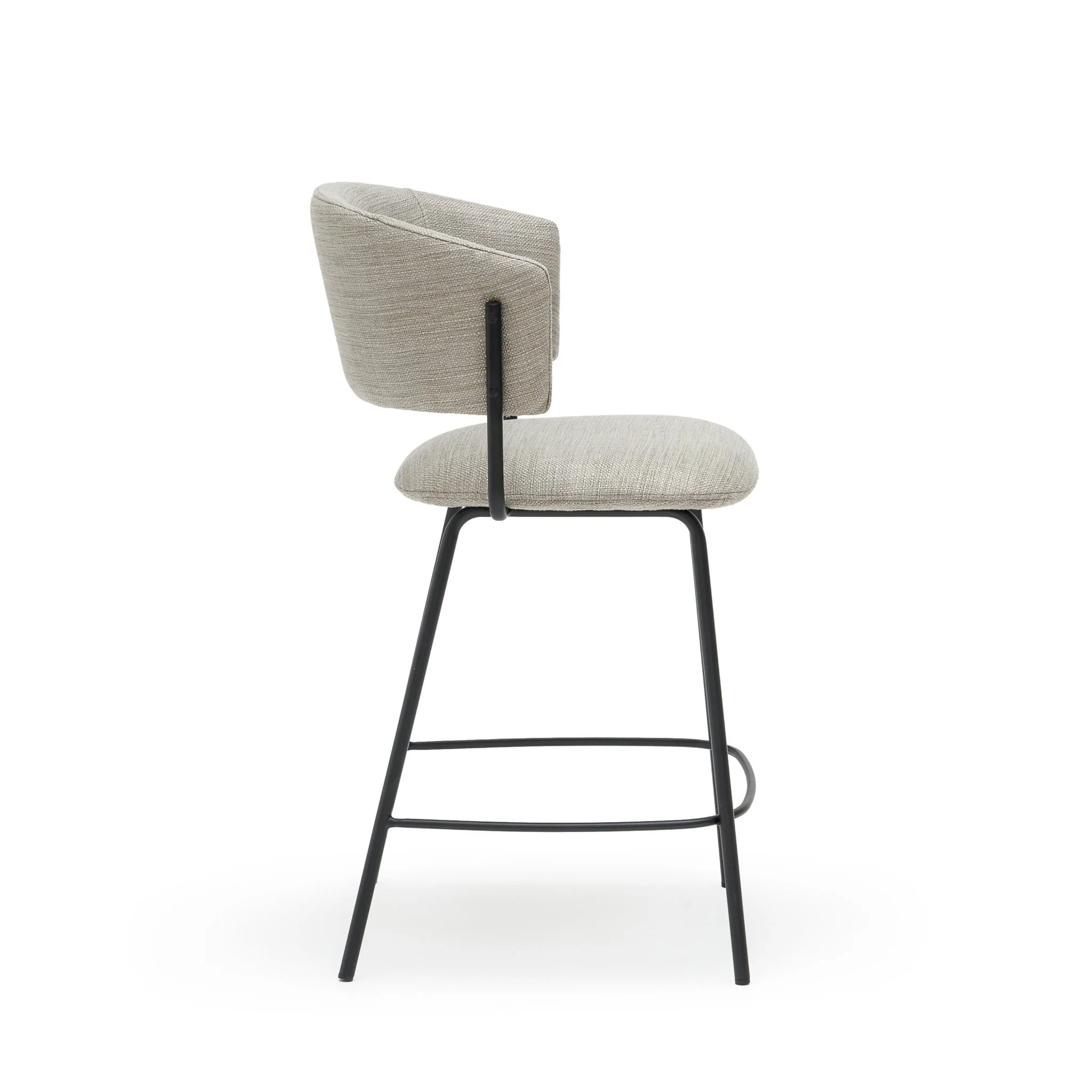 Porto Counter Chair - Light Grey - Image 3