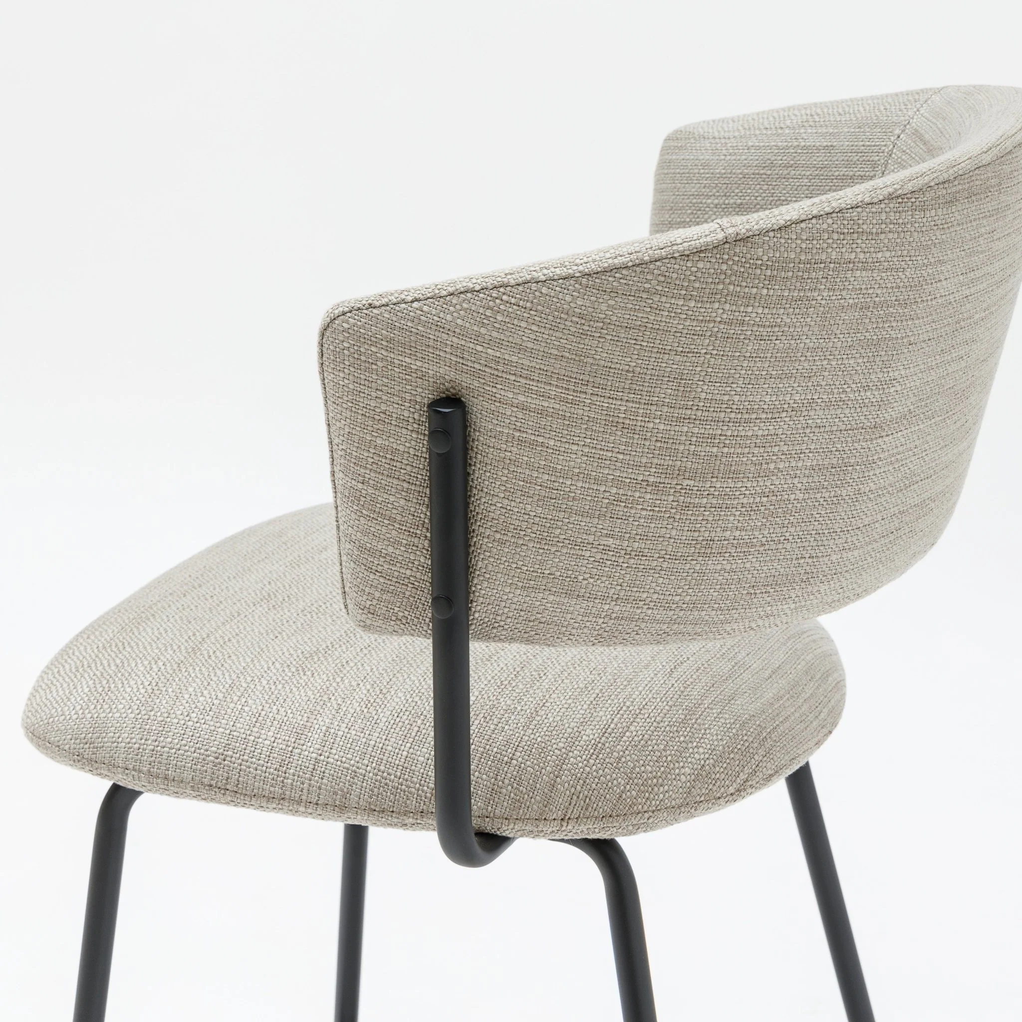 Porto Counter Chair - Light Grey - Image 7