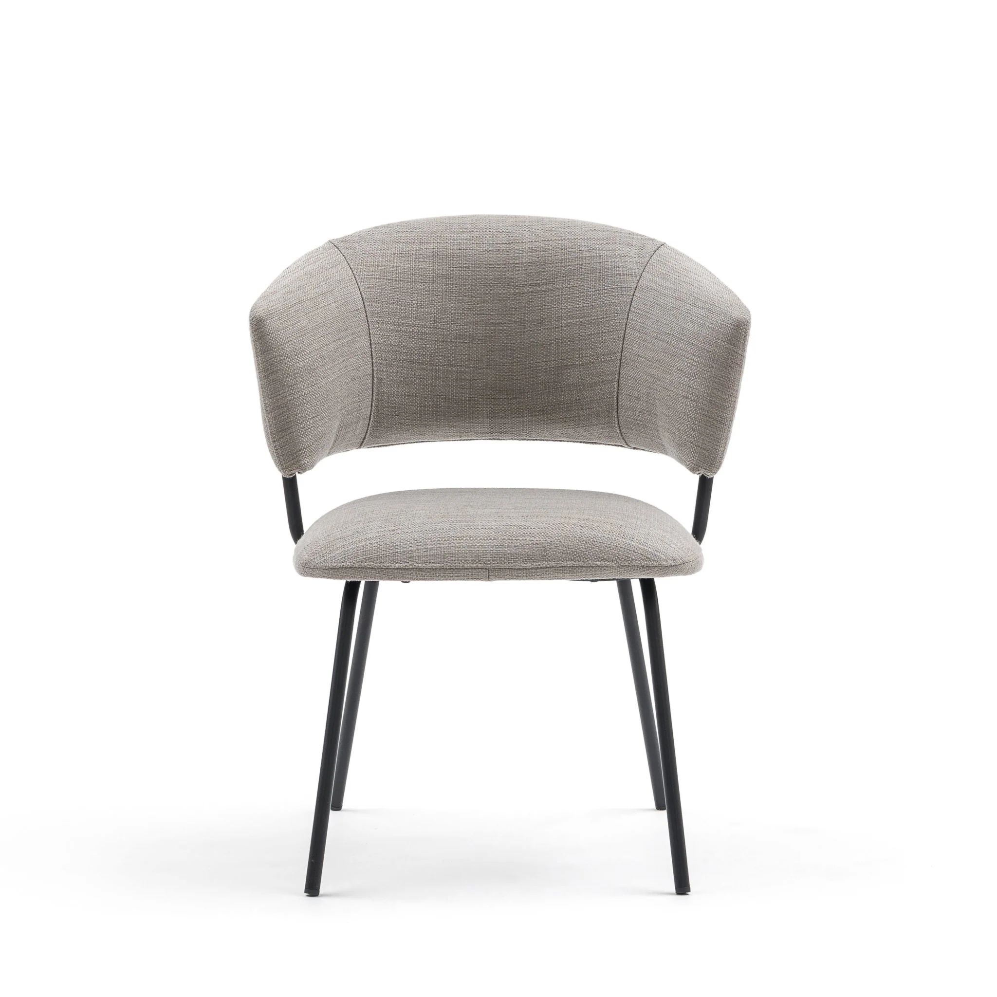 Porto Dining Chair - Light Grey - Image 2