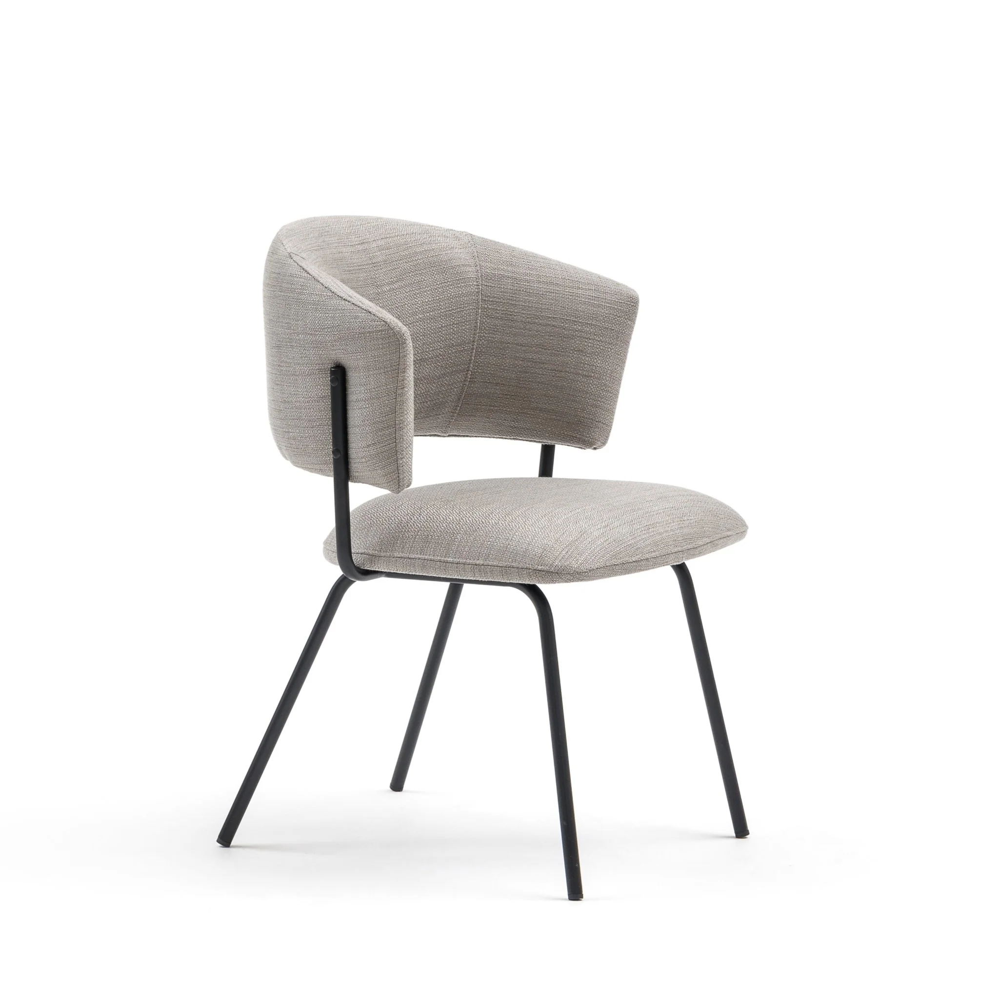 Porto Dining Chair - Light Grey - Image 4