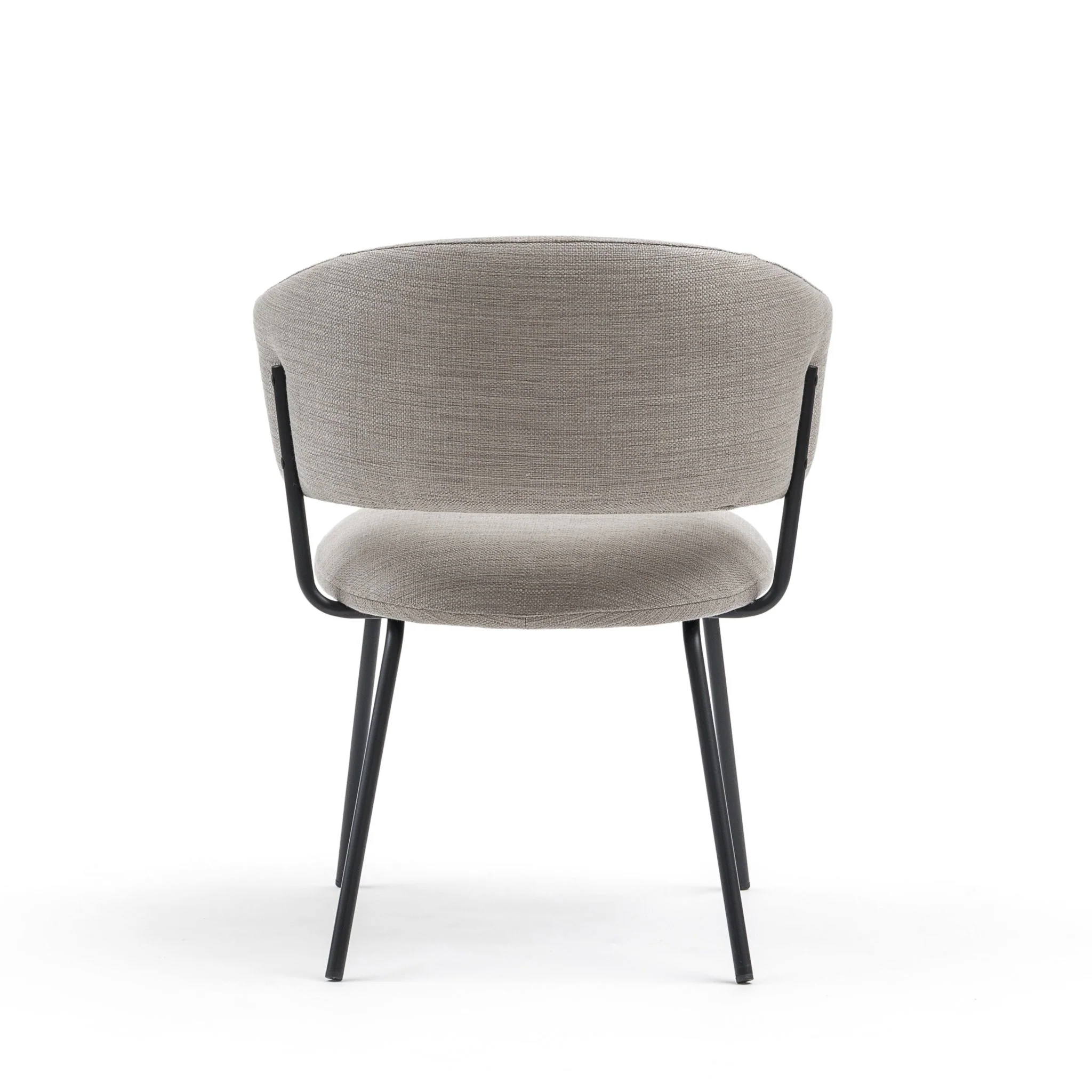 Porto Dining Chair - Light Grey - Image 5