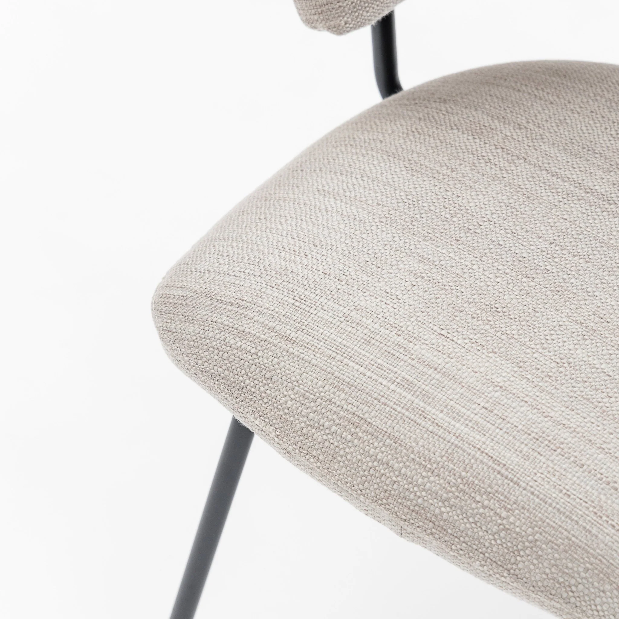 Porto Dining Chair - Light Grey - Image 9