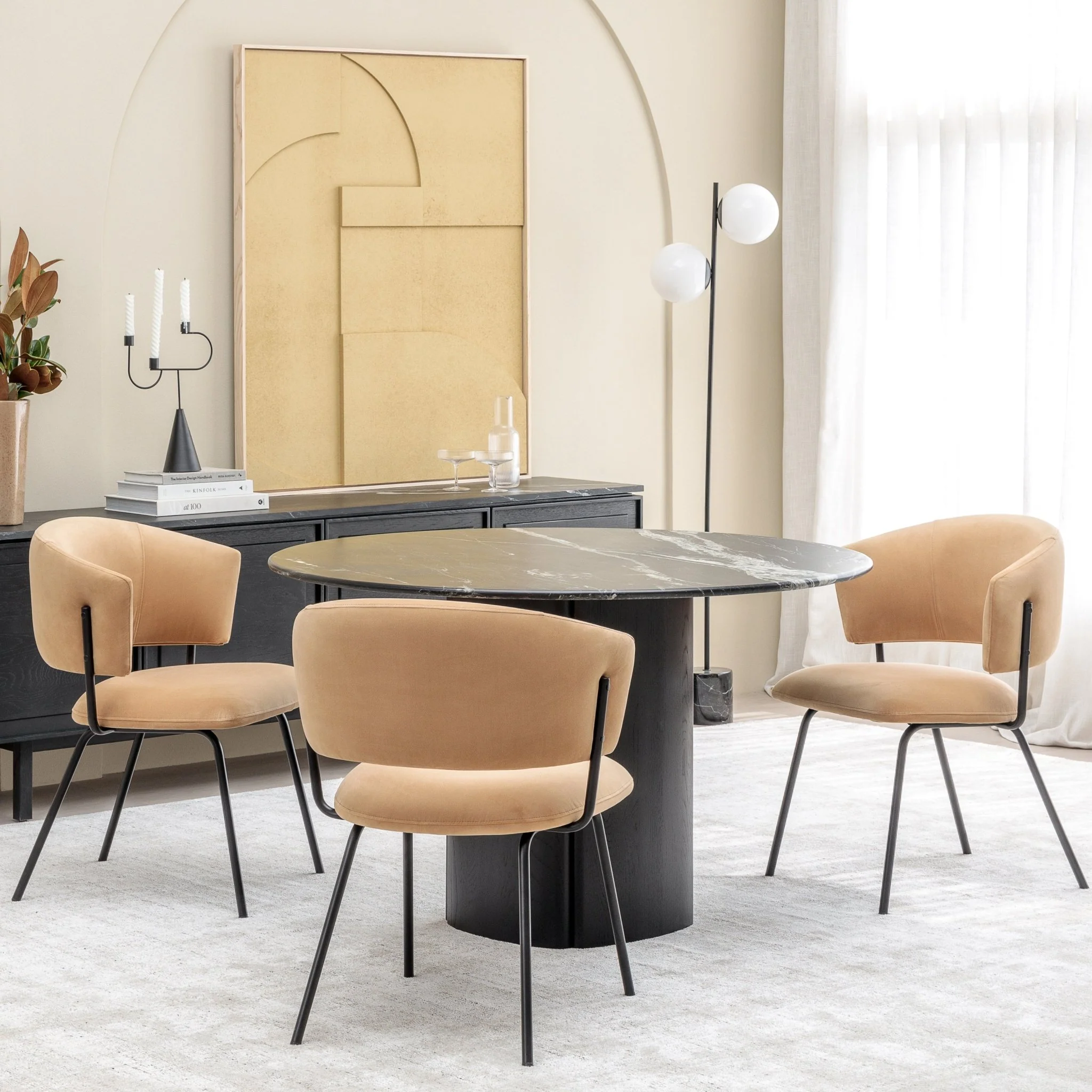 Porto Dining Chair - Toffee - Image 2
