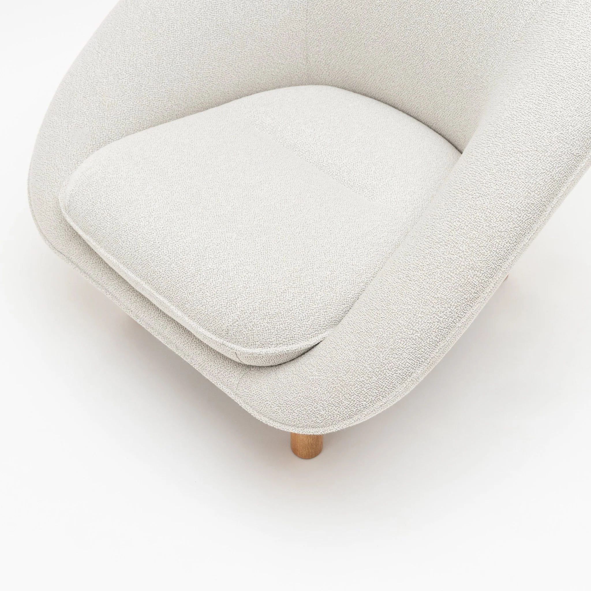 Portobello Chair - Light Oak & Salix Snow - Image 9