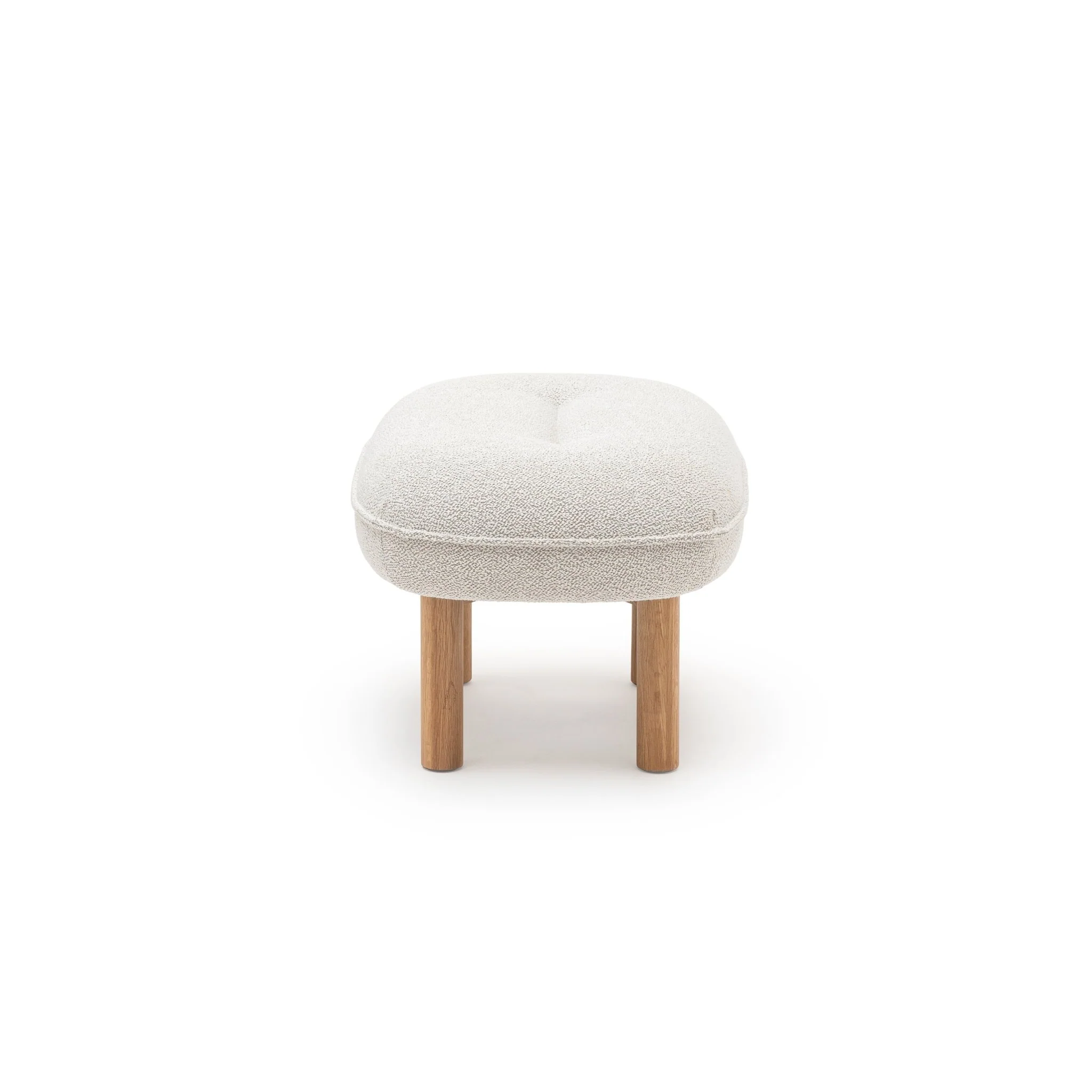 Portobello Stool - Light Oak & Salix Snow - Image 3