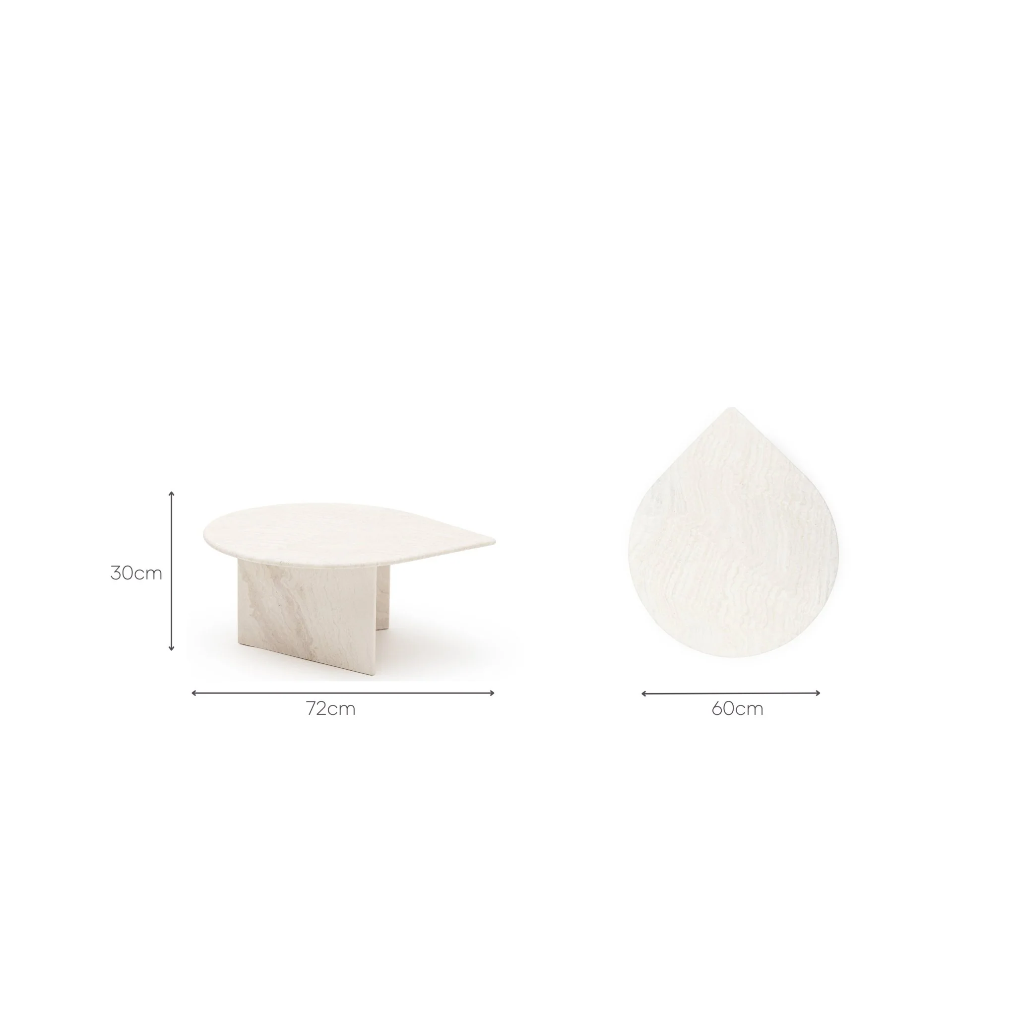 Raindrop Coffee Table Low - Image 14