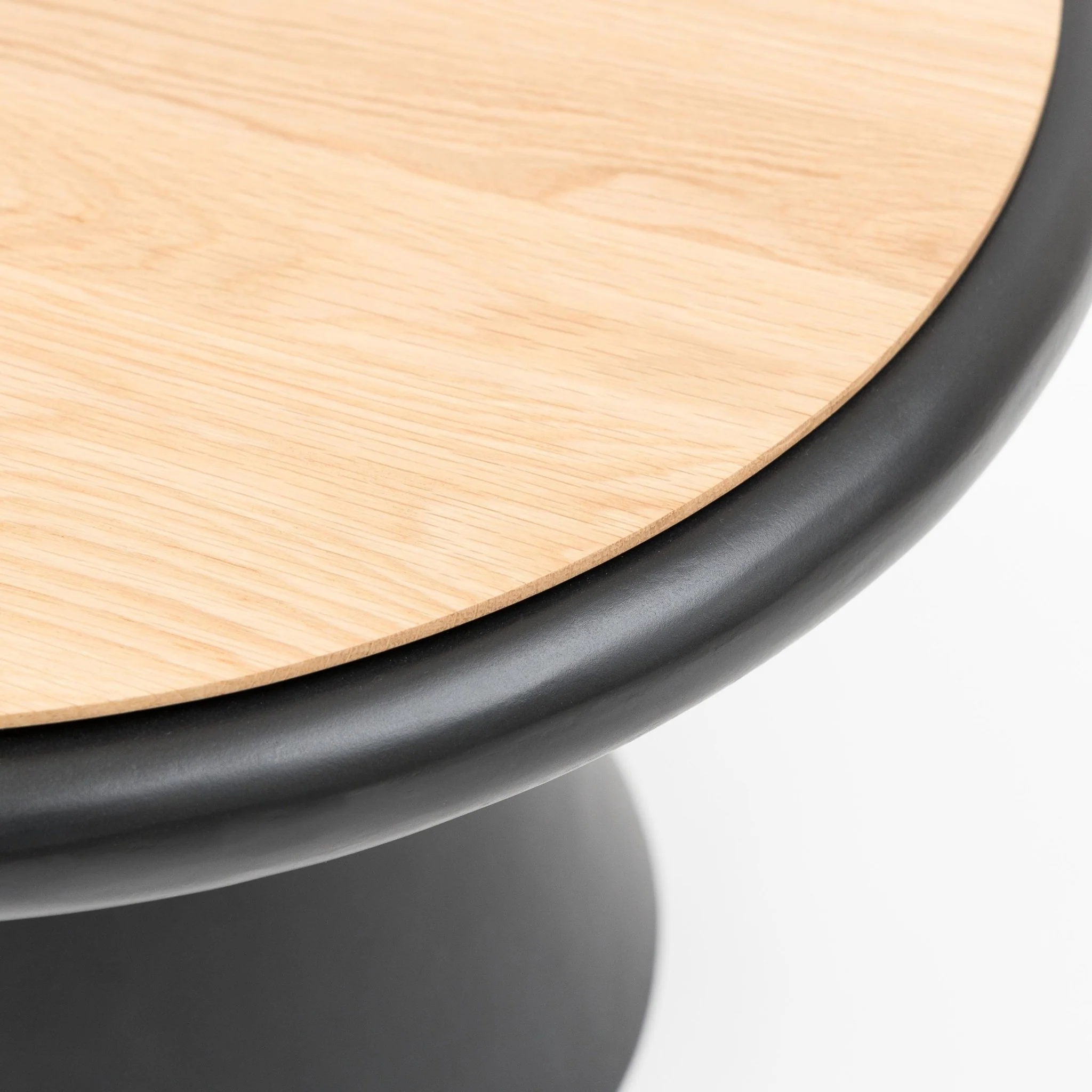 Ramel Coffee Table - Light Oak & Black - Image 5