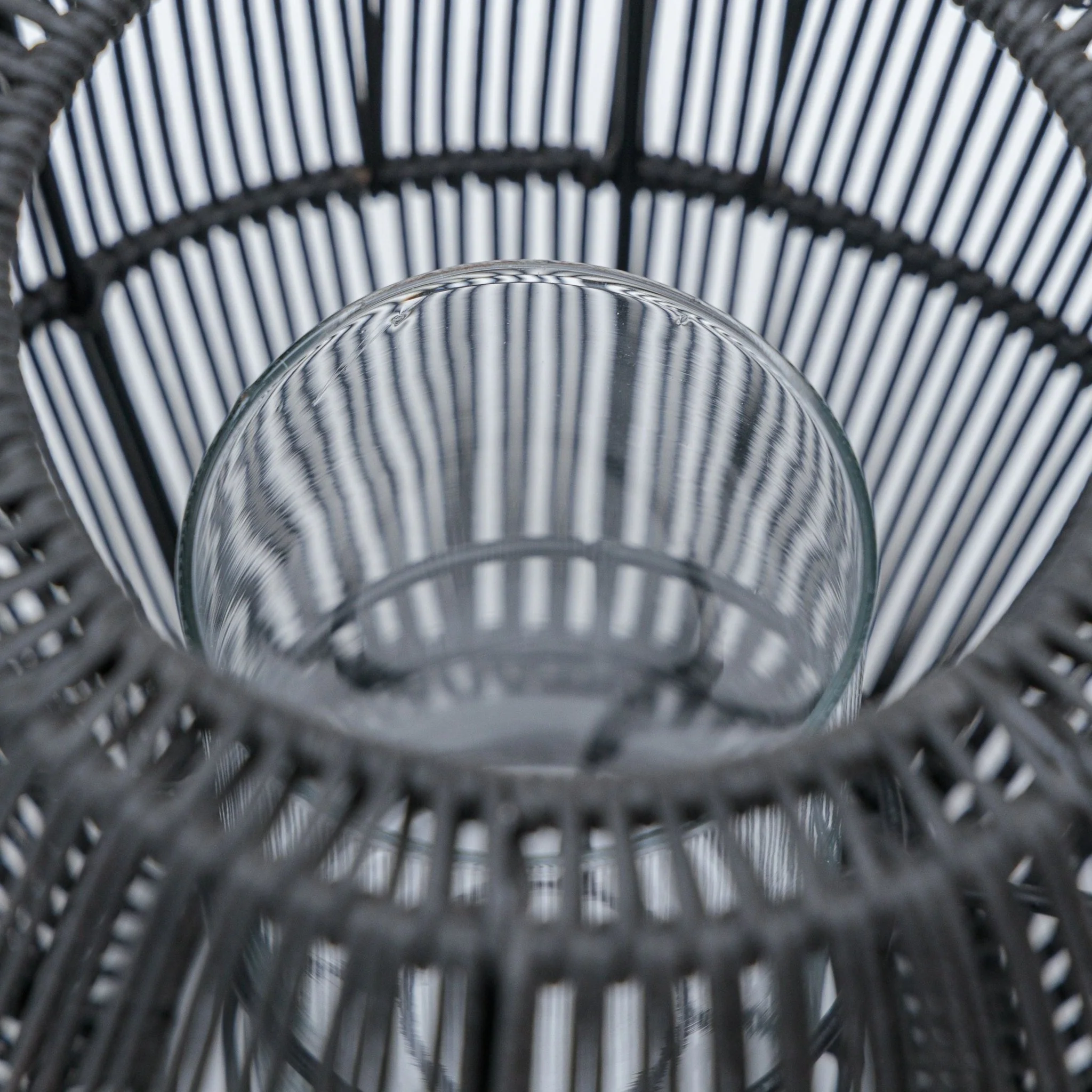 Ramos Glass Candle Holder - Lava - Image 3