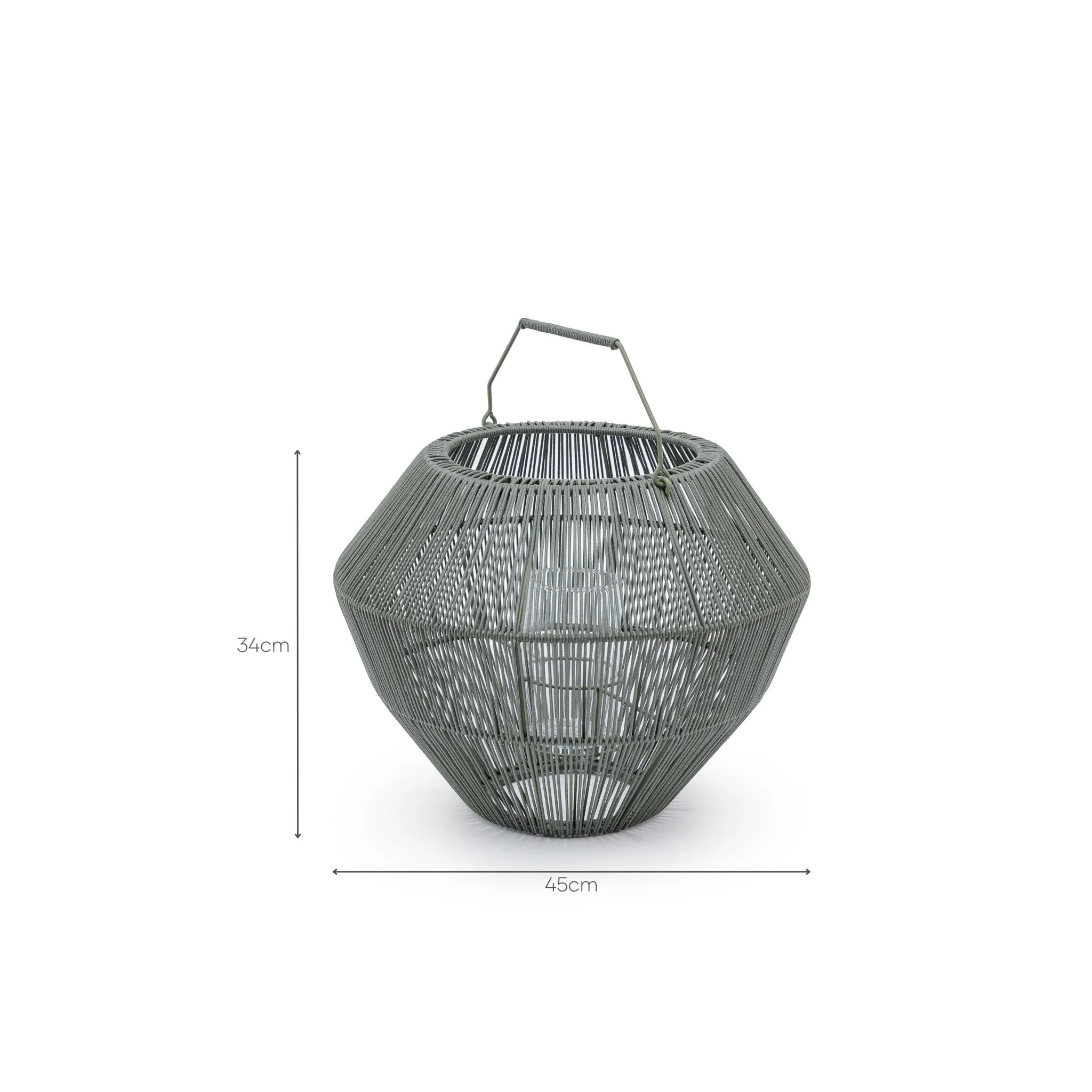 Ramos Glass Candle Holder - Moss - Image 12