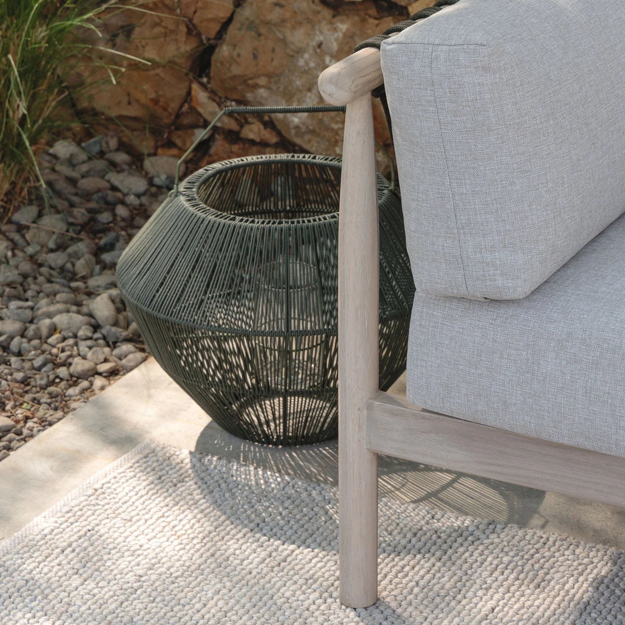 Ramos Glass Candle Holder - Moss - Image 9