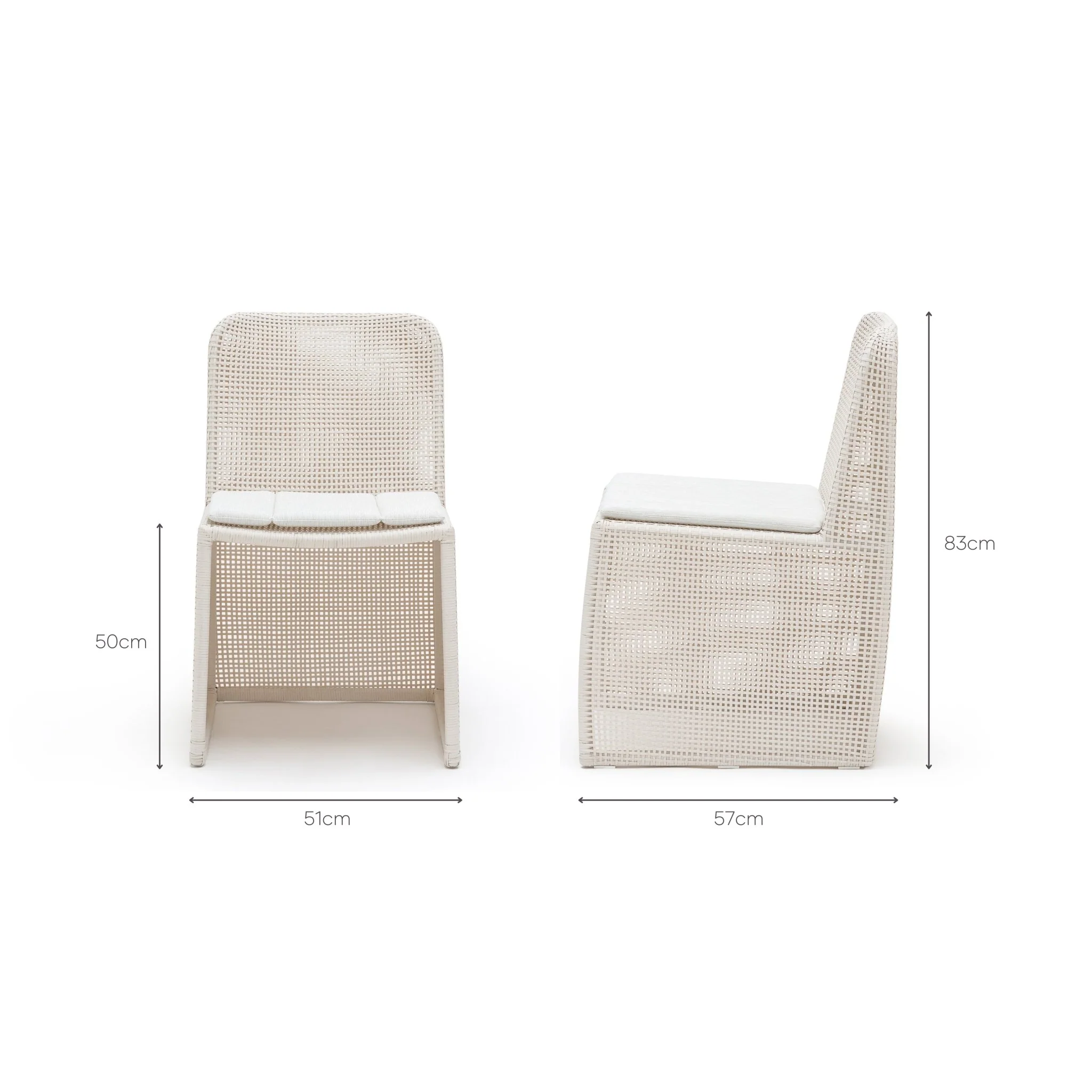 Reef Dining Chair - Stonewhite - Image 13