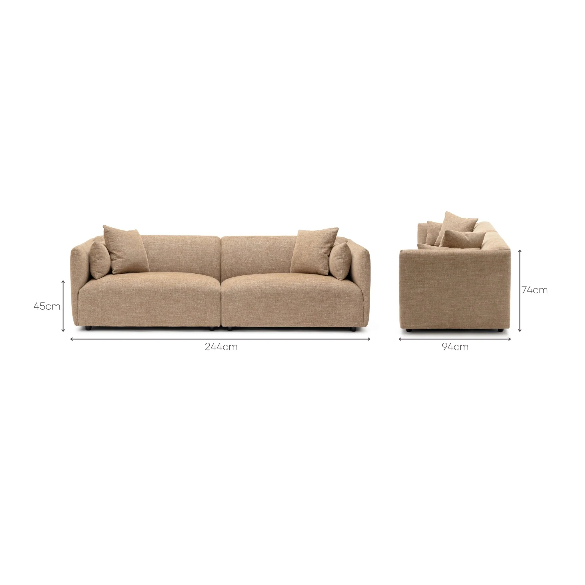 Reform Sofa - Mocha - Image 13