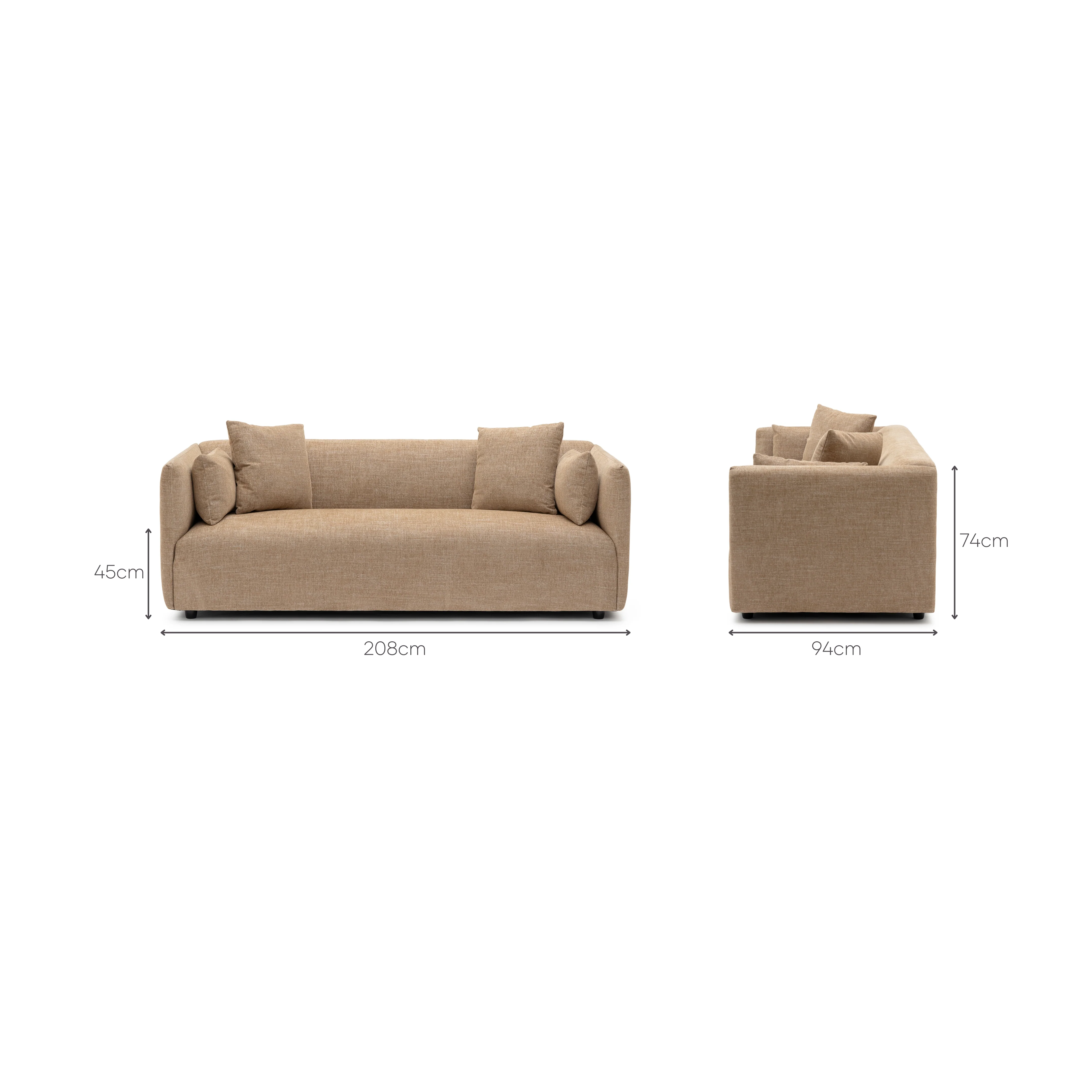Reform Sofa - Mocha - Image 14