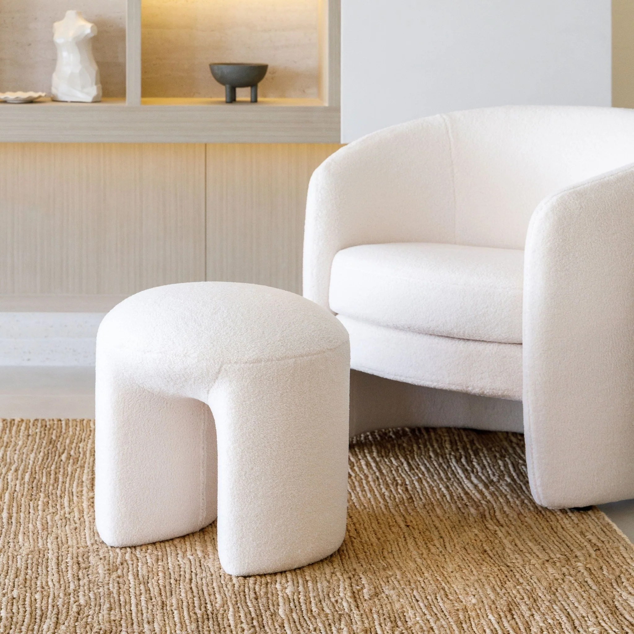 Remi Stool - Cream - Image 2