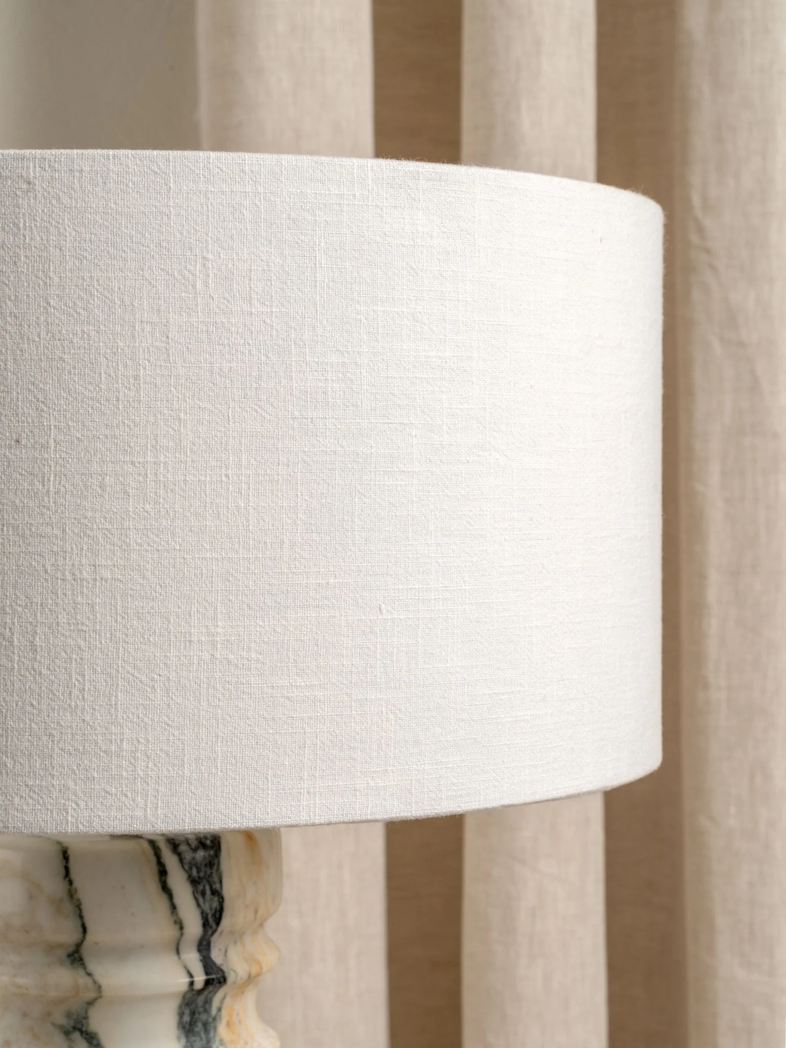 Renee - Large Voila Calacatta Marble Table Lamp - Image 6