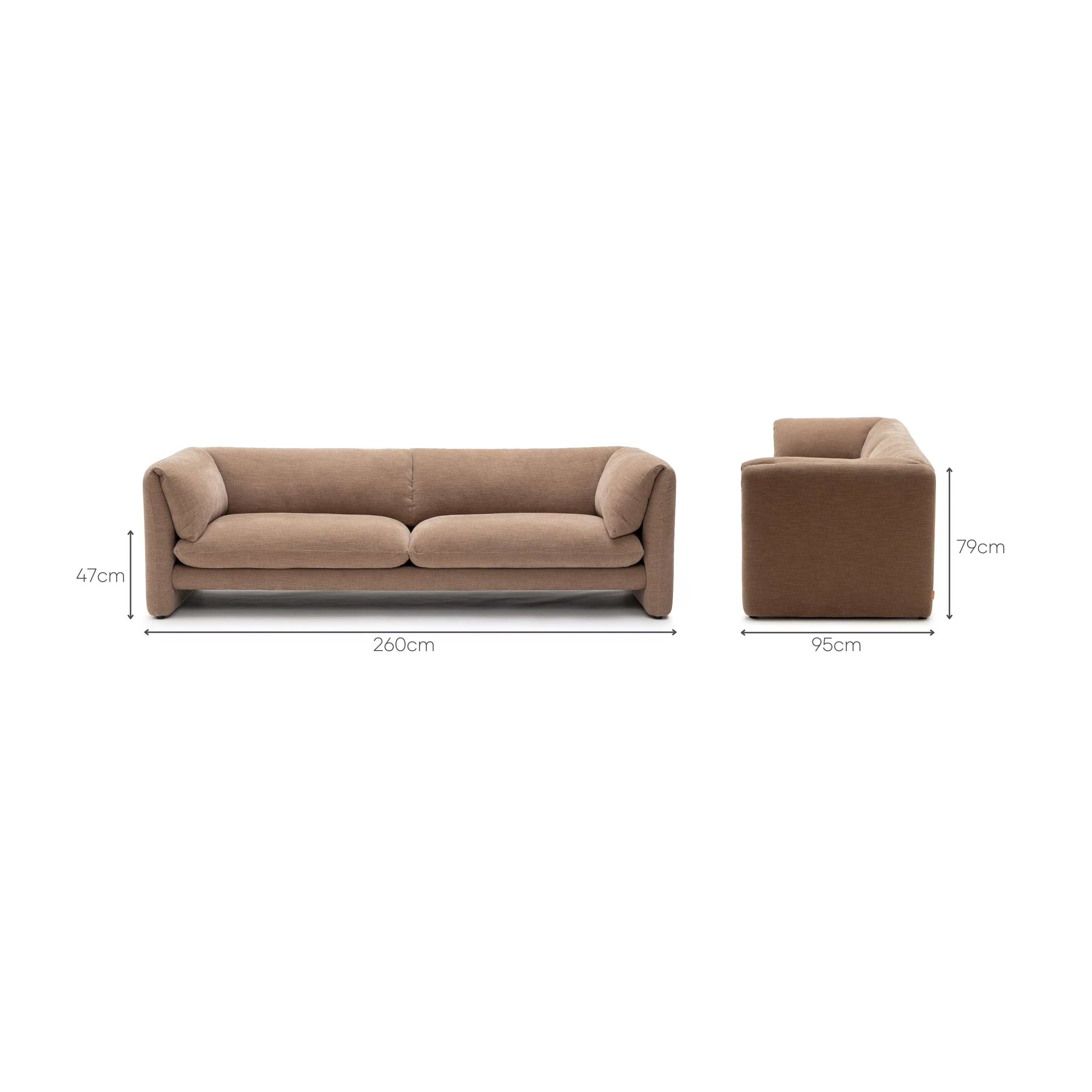 Replay Sofa - Fawn - Image 16