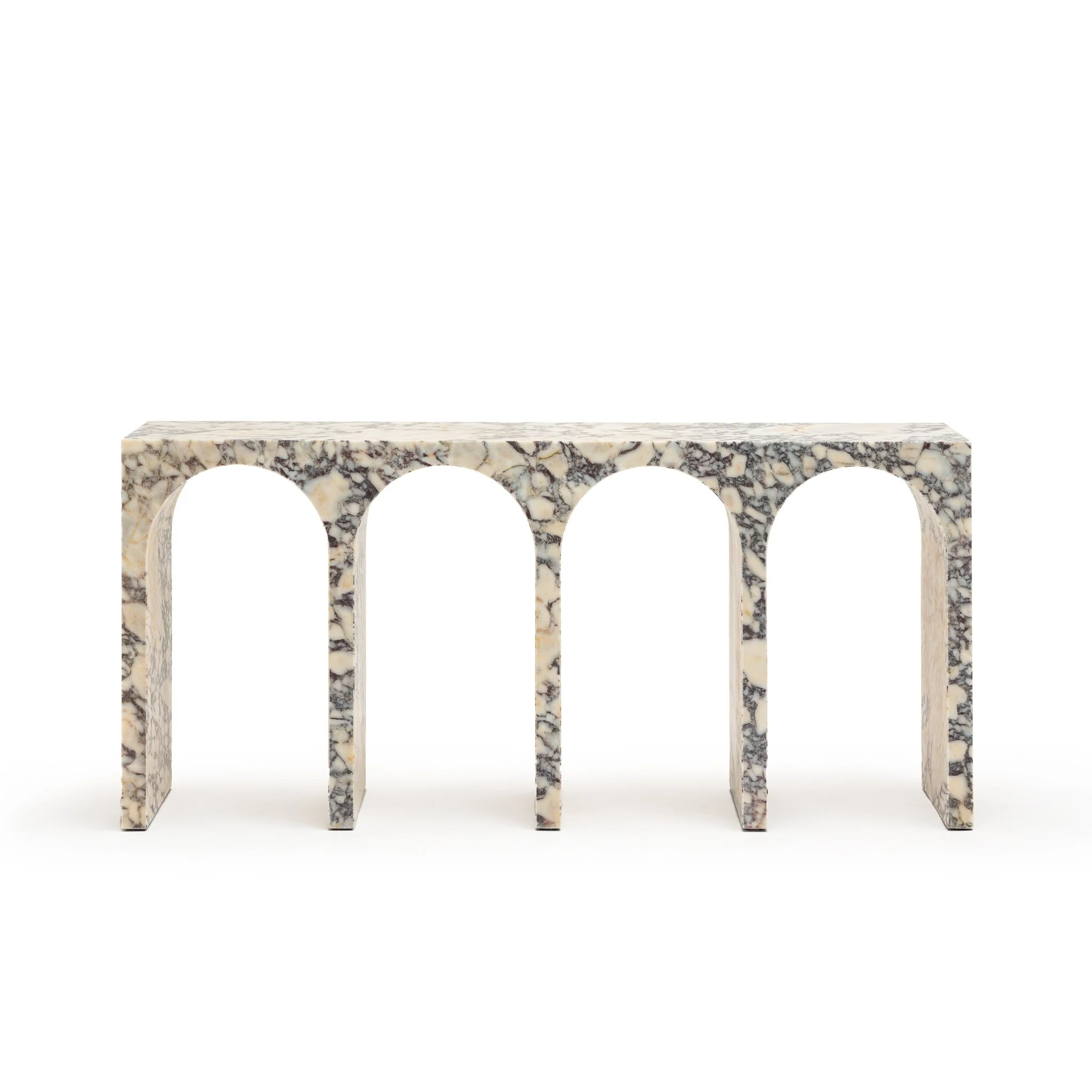 Rialto Console Table - Calacatta Viola
