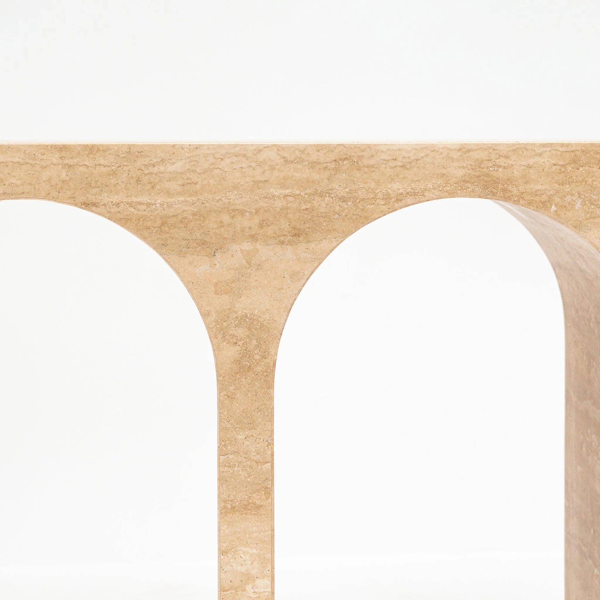 Rialto Console Table - Travertine - Image 6