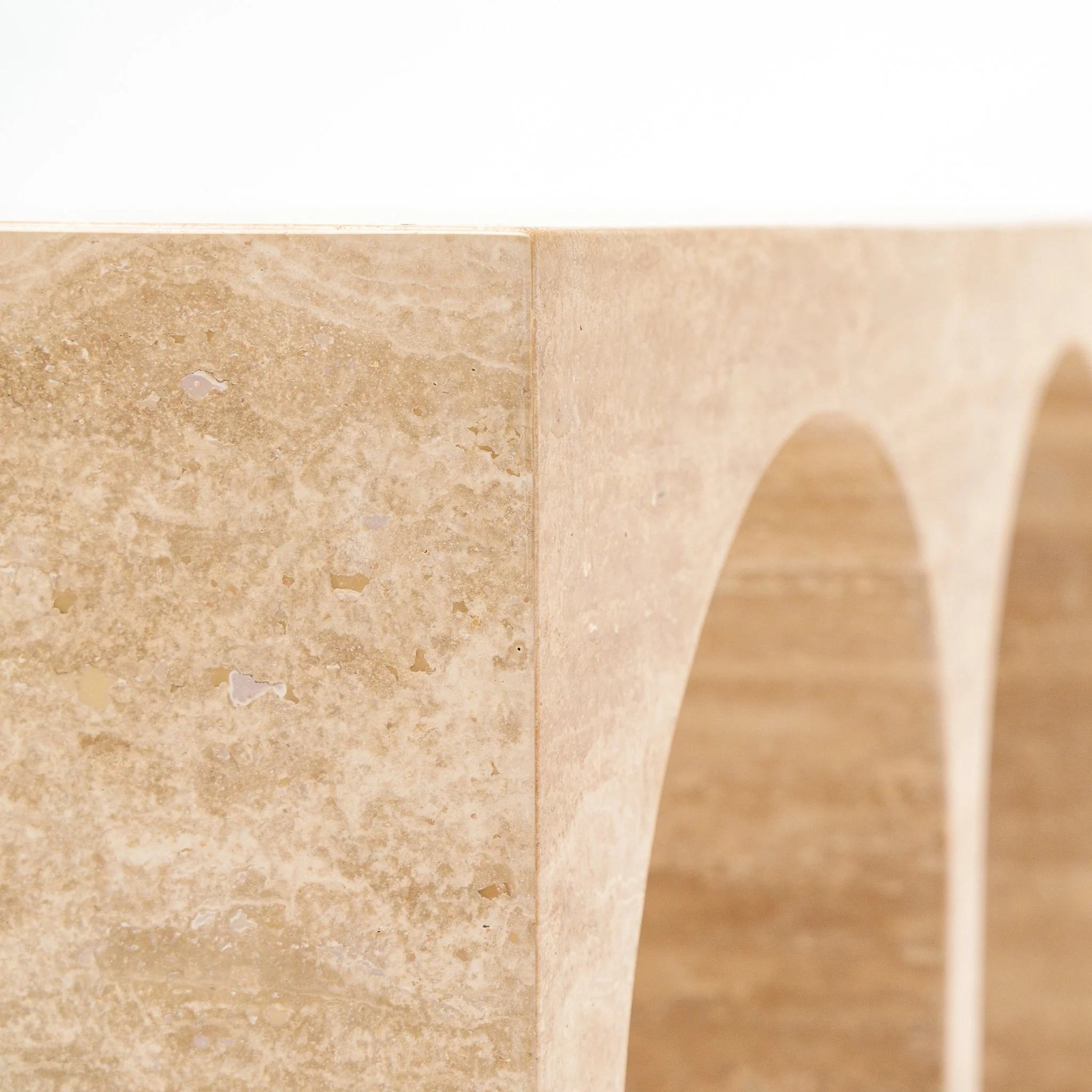 Rialto Console Table - Travertine - Image 8