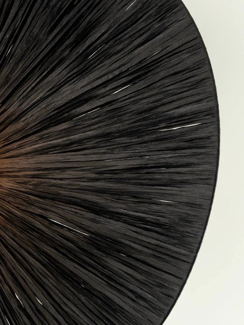 Ridotti - 1 Light Black Raffia Floor Lamp - Image 3