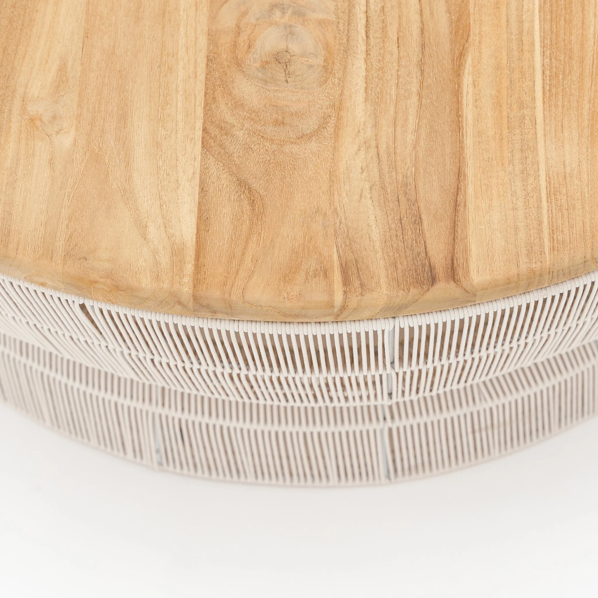Riviera Coffee Table - Chalk & Honey - Image 4