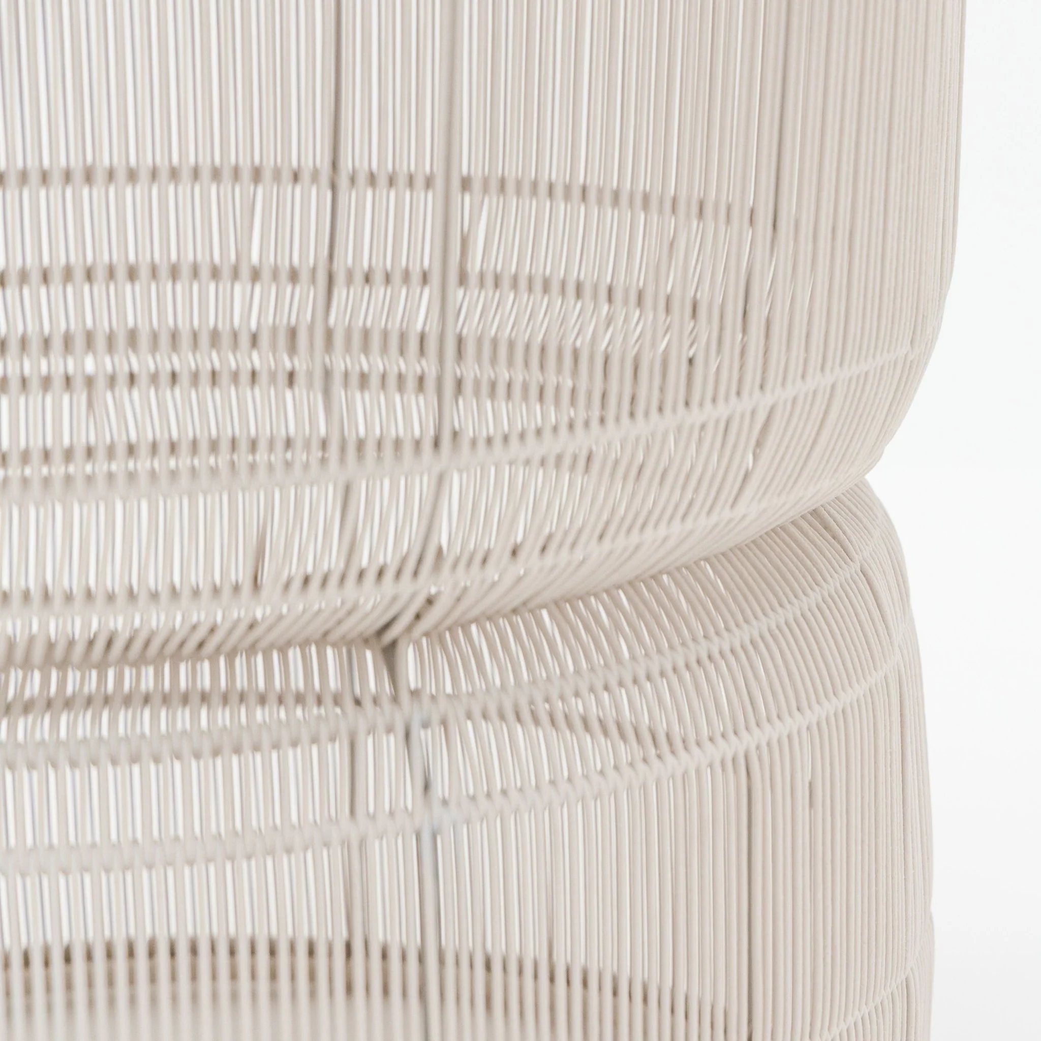 Riviera Side Table - Chalk & Aged Teak - Image 4