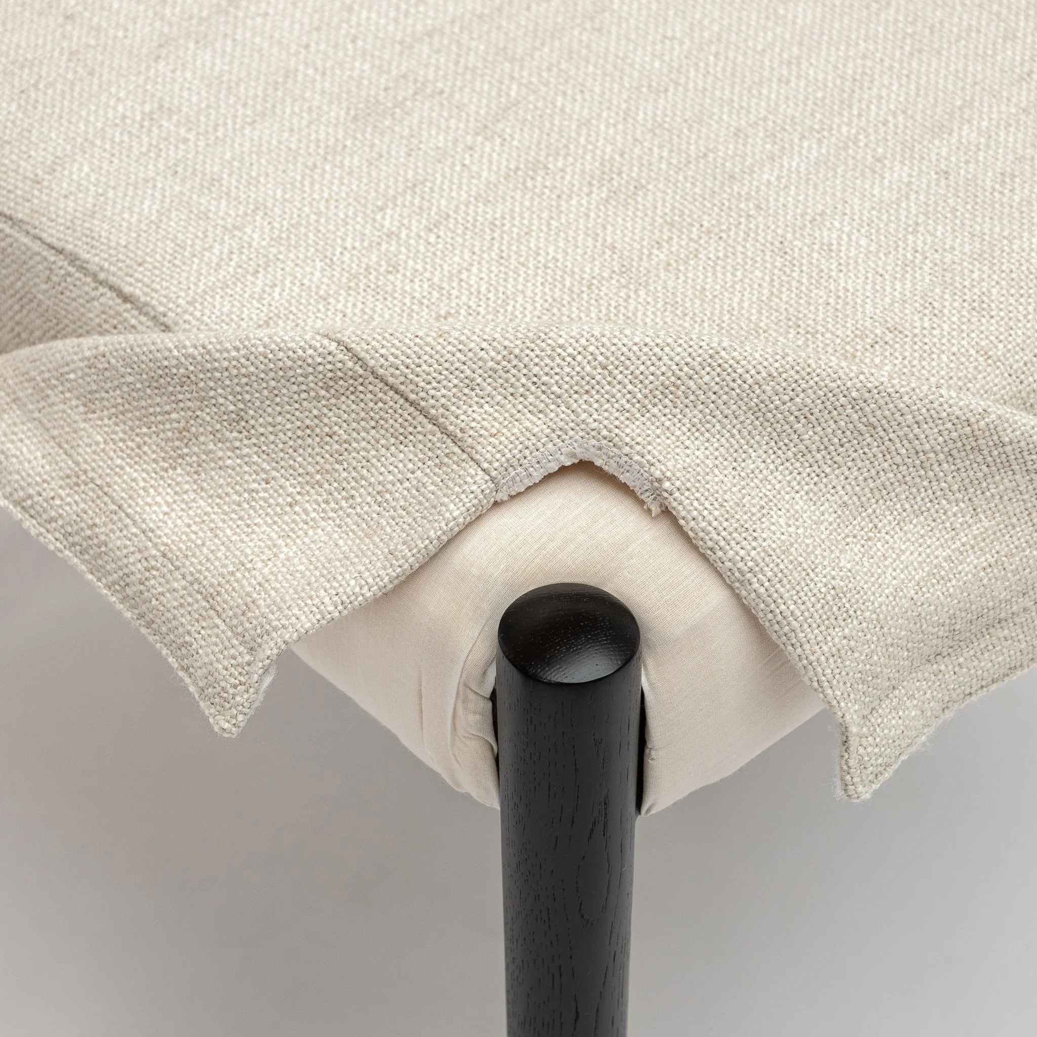 Ronda Chair - Black & Oatmeal - Image 7