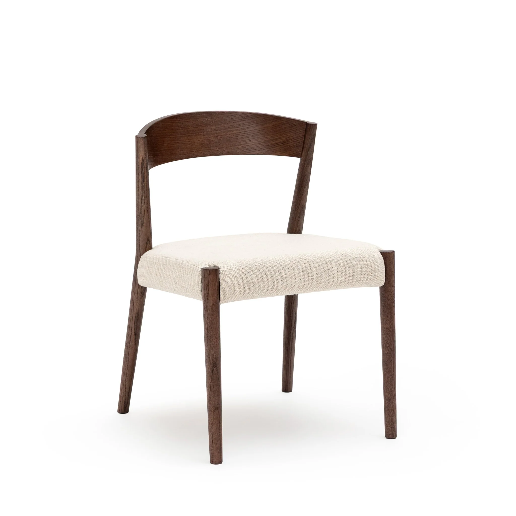 Ronda Chair - Espresso Oak & Oatmeal
