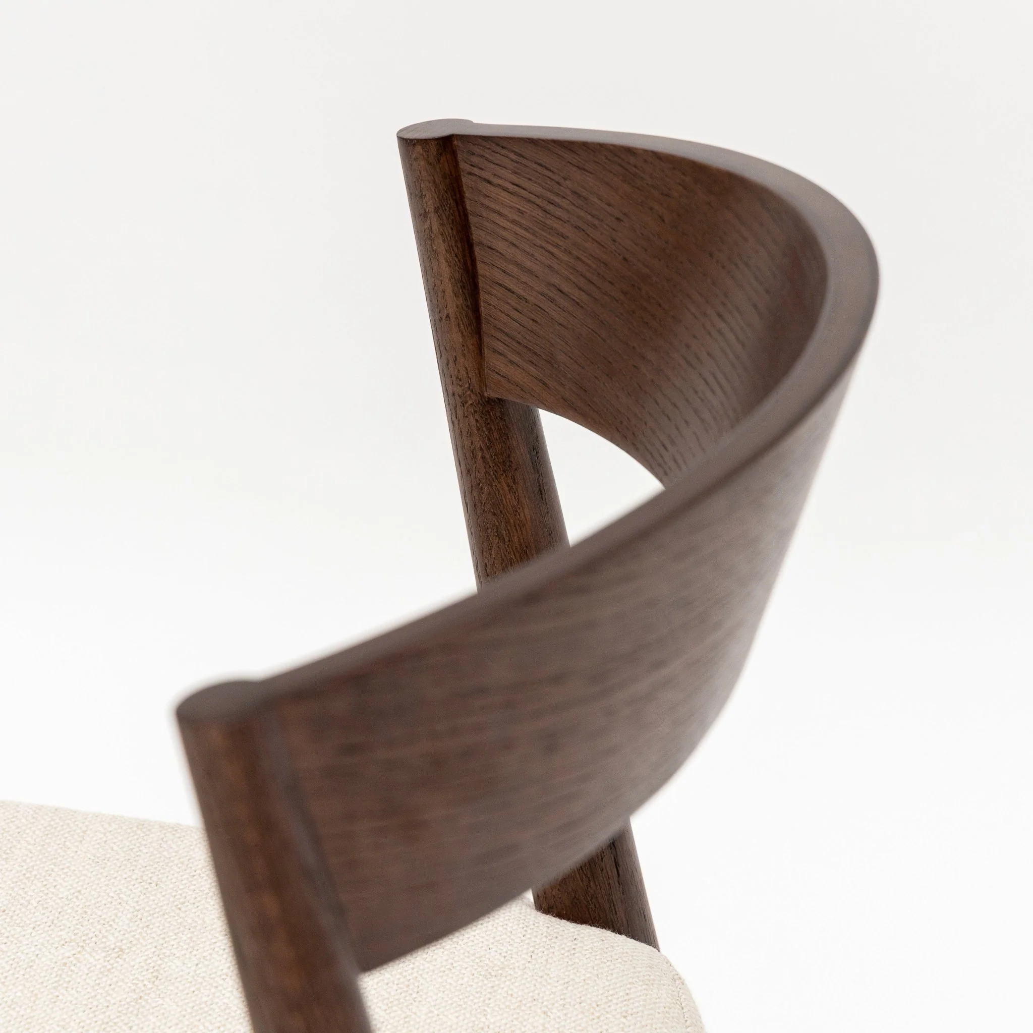 Ronda Chair - Espresso Oak & Oatmeal - Image 10